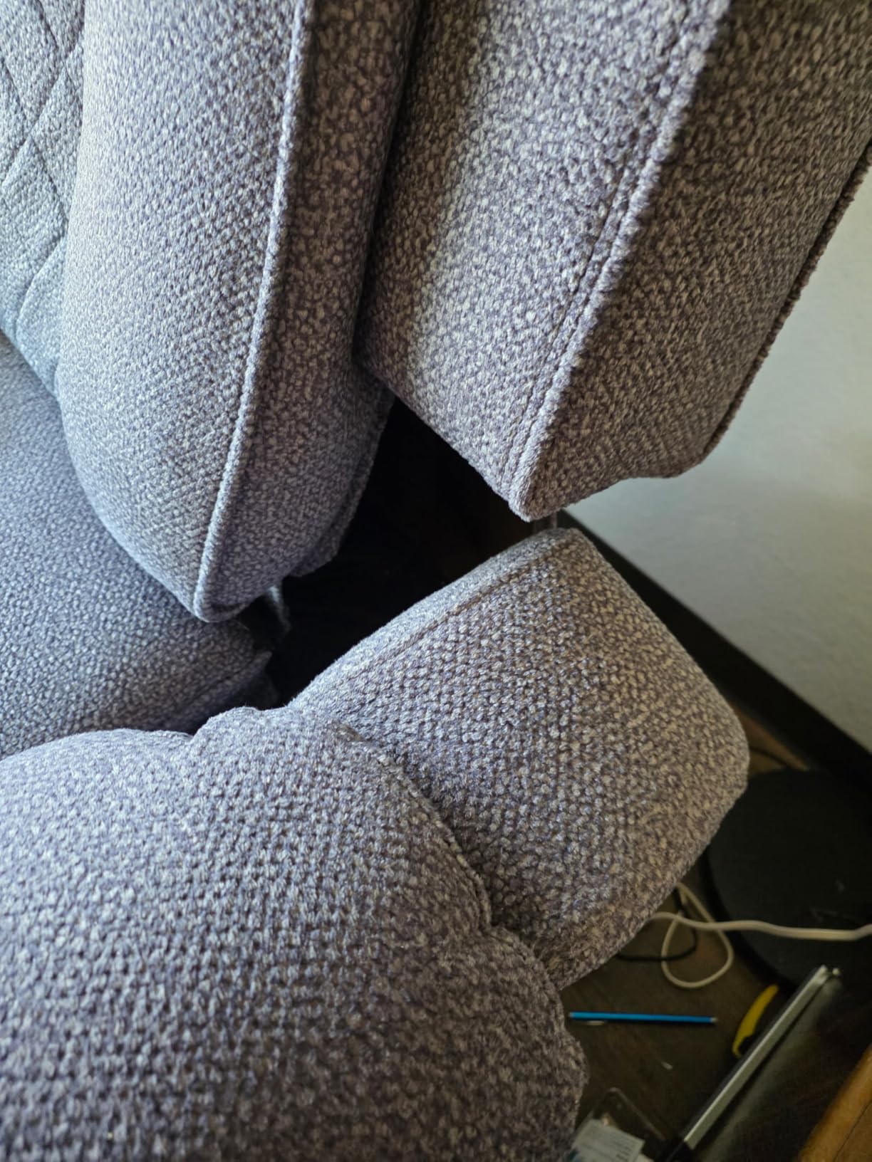 FUNECORP Big Man Power Lay Flat Lift Recliner Chair,Grey customer photo 1