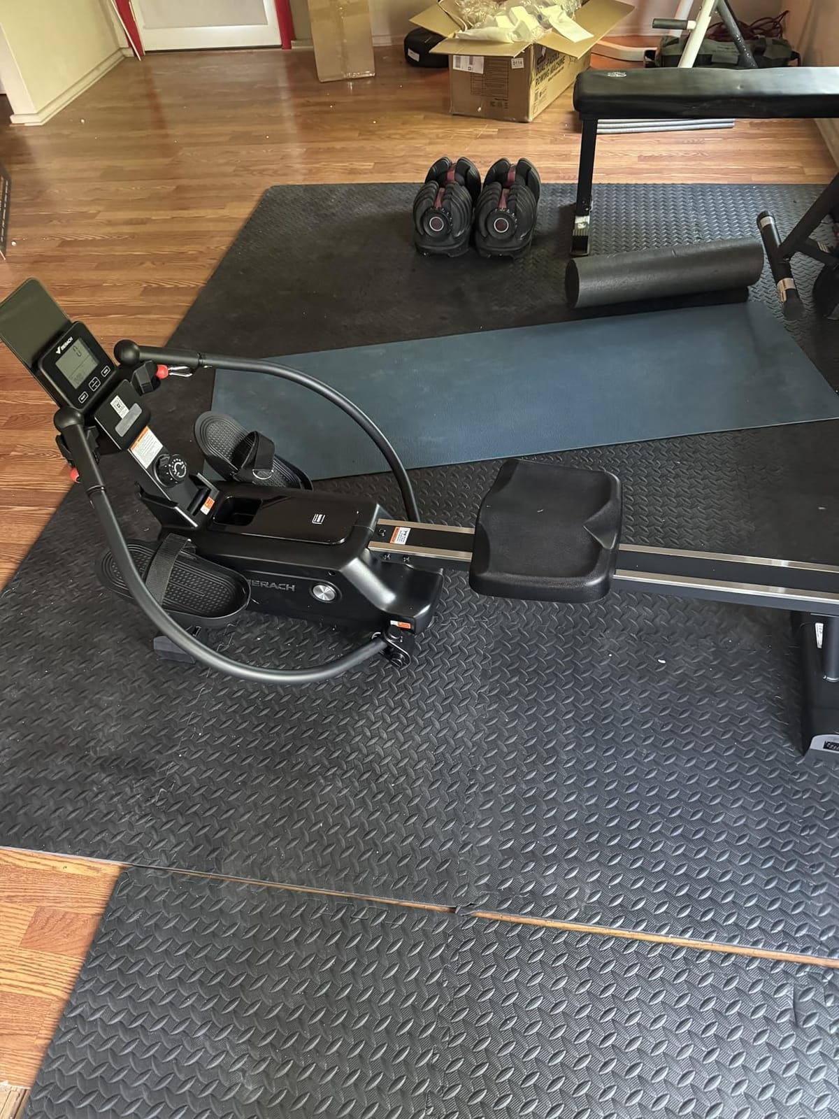 Merach RS3 Scull Rowing Machine for Home, Simulate Real Row, Ergonomic Seat customer photo 1