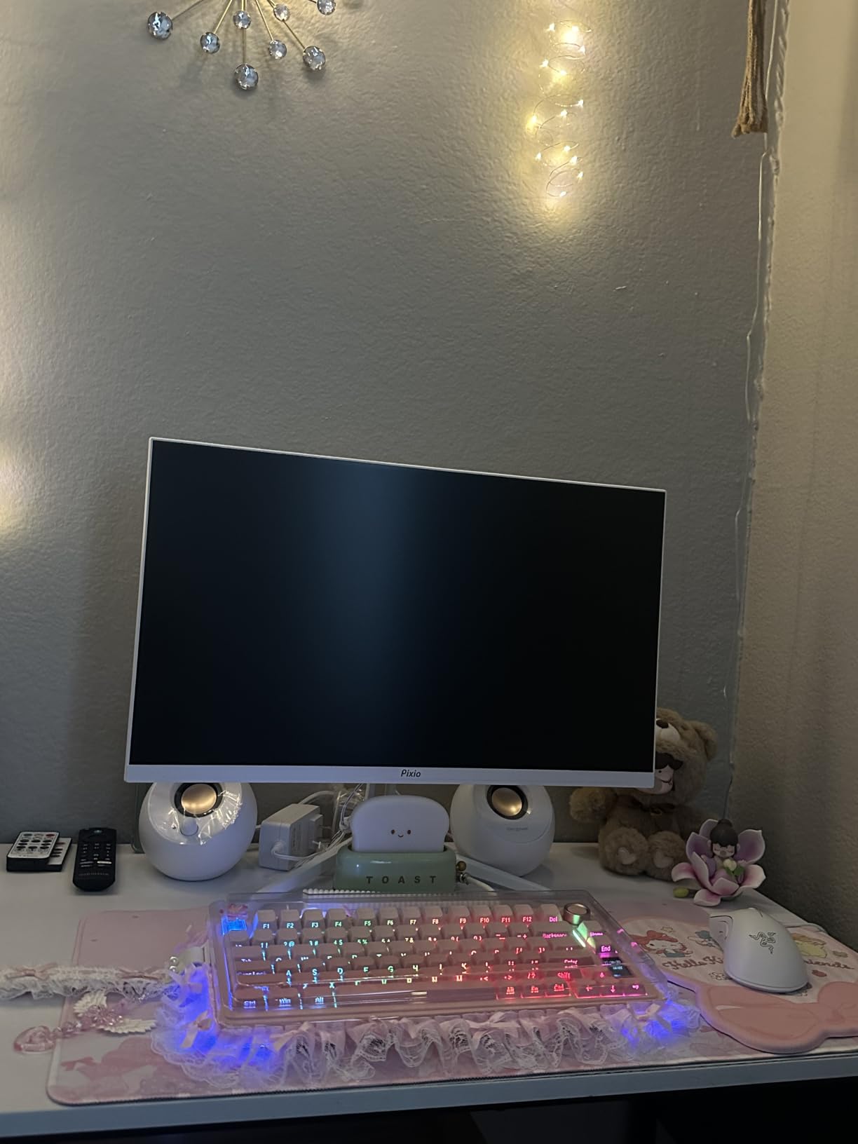 Pixio PX246 Wave Pink 24 inch 120Hz Refresh Rate FHD 1080p Resolution IPS Panel 4ms GTG Response Time Gaming Monitor with Adaptive Sync customer photo 2