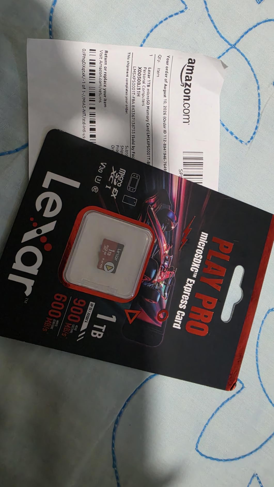 Lexar 256GB Play PRO Micro SD Express Card, 900MB/s Read, 4K, V30, UHS-I | Compatible w/ Nintendo Switch 2 customer photo 2