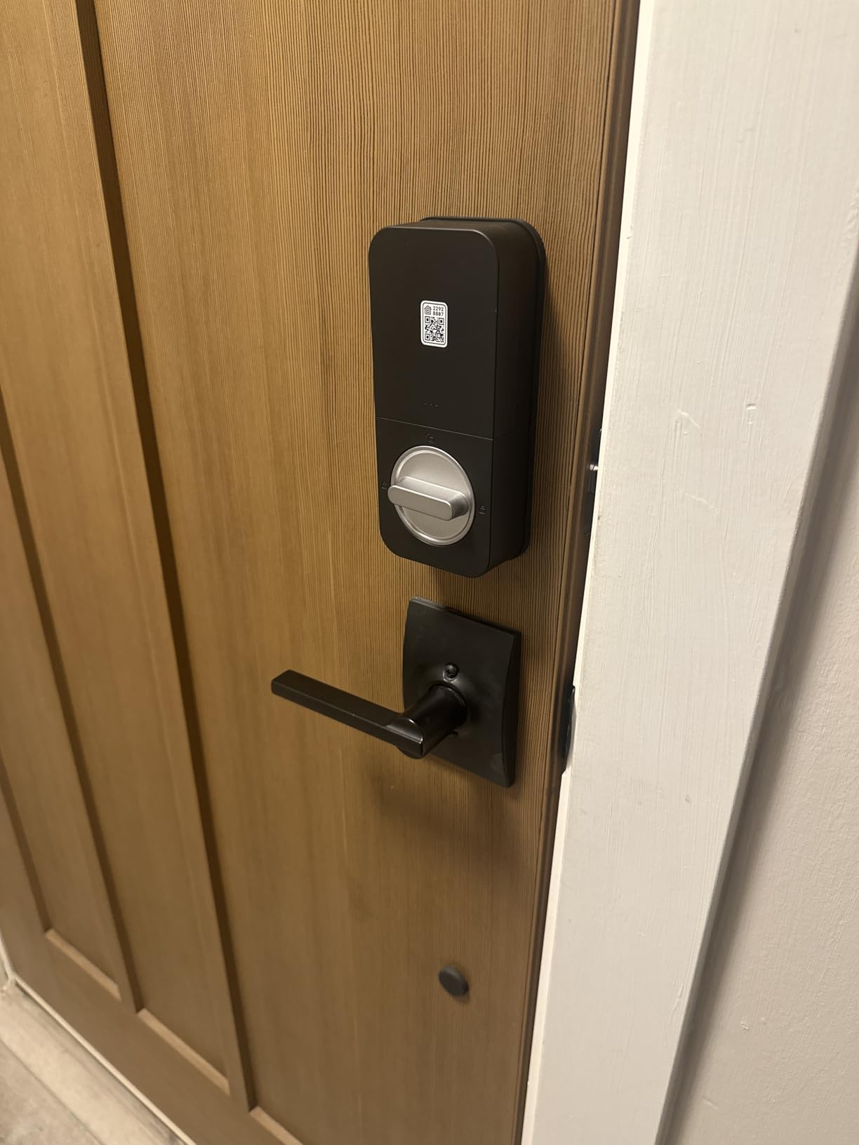 ThorBolt X1 Smart Keyless Entry Fingerprint Door Lock with Keypad, Black customer photo 2