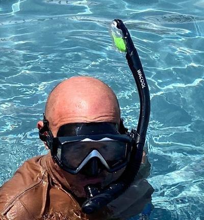 Adult Pano 3 Scuba Diving Mask, Tempered Glass Snorkel Mask Anti-Fog Swim Mask No Leakage Swim Goggles with Nose Cover Snorkeling Gear for Snorkeling, Freediving, Swimming customer photo 1