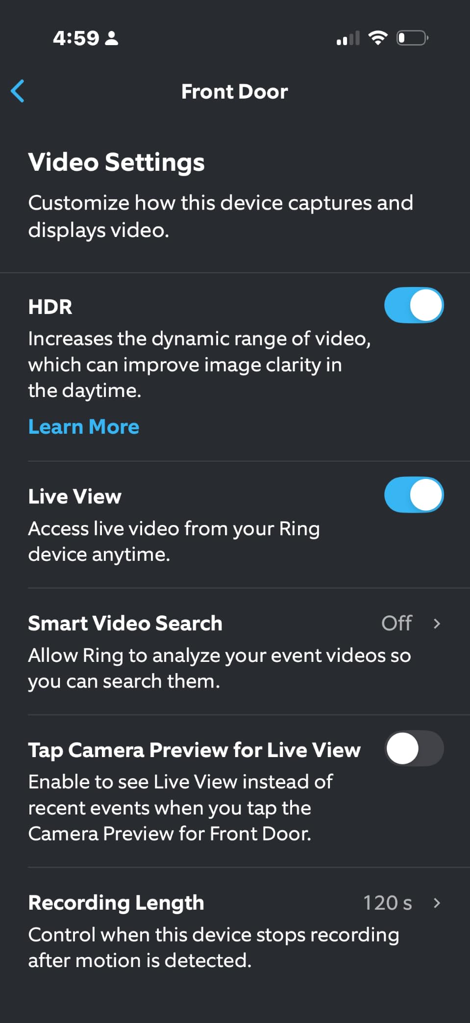 Ring Battery Doorbell 2K Plus (newest model), Retinal 2K with wide-angle video, up to 6x Enhanced Zoom, Night Vision, and Quick Release Battery Pack, Nickel Silver customer photo 2
