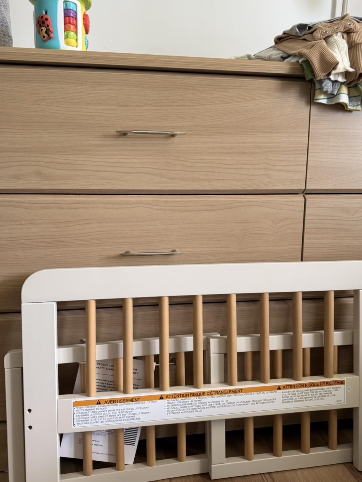 Storkcraft Pasadena Toddler Bed, Olive & Driftwood customer photo 2