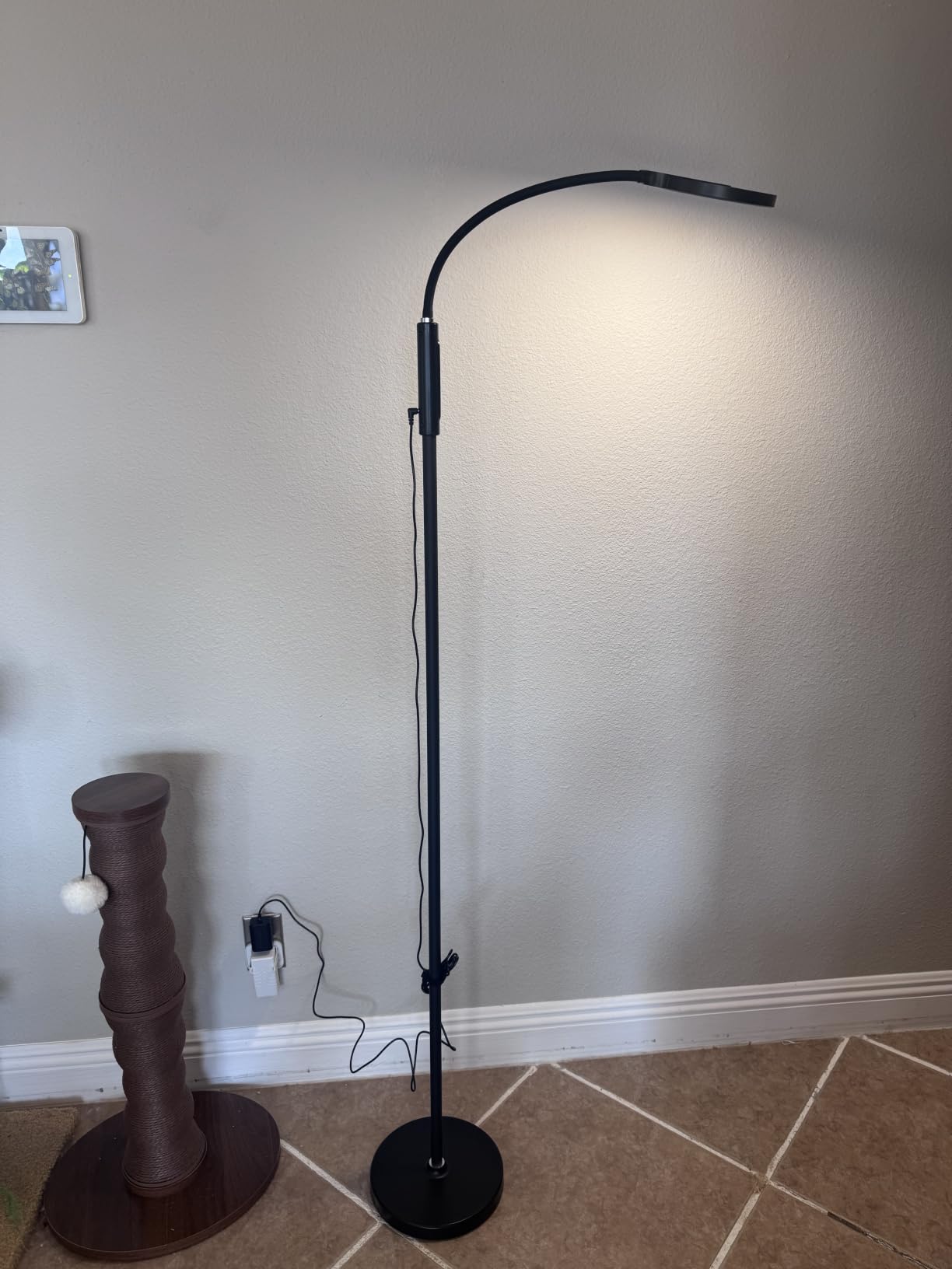 Happy Light Therapy Lamp,11000 Lux Sun Light Lamp with Touch Remote Control customer photo 2