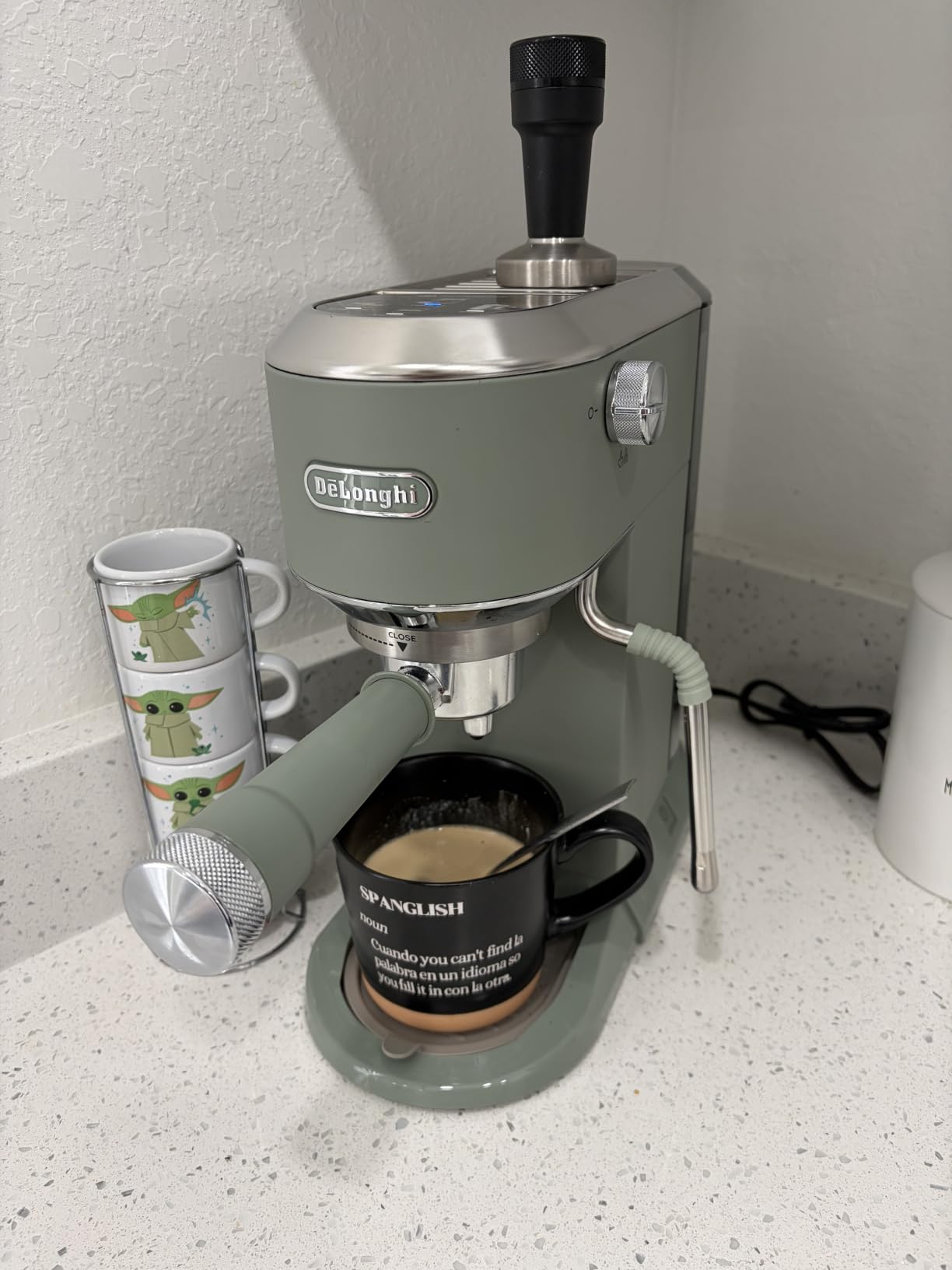 De'Longhi Dedica Duo Compact Espresso Machine - Cold Brew Coffee Maker with Milk Frother Wand customer photo 1