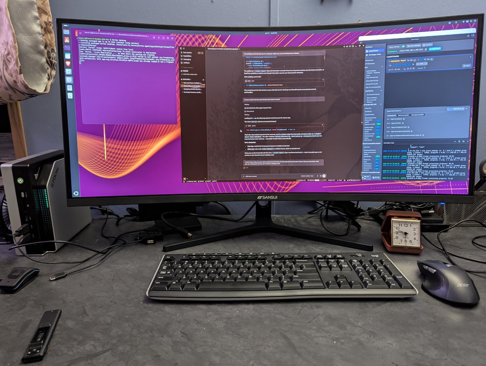 SANSUI 24.5 Inch Gaming Monitor QHD 1440P 300Hz 240Hz, 1ms Fast IPS Computer Monitor, 2× HDMI 2.1 Up to 300Hz, 2× DP 1.4 Up to 300Hz, 130% sRGB Eye Care VESA Support (DP Cable Included ES-G25F6Q Pro) customer photo 1