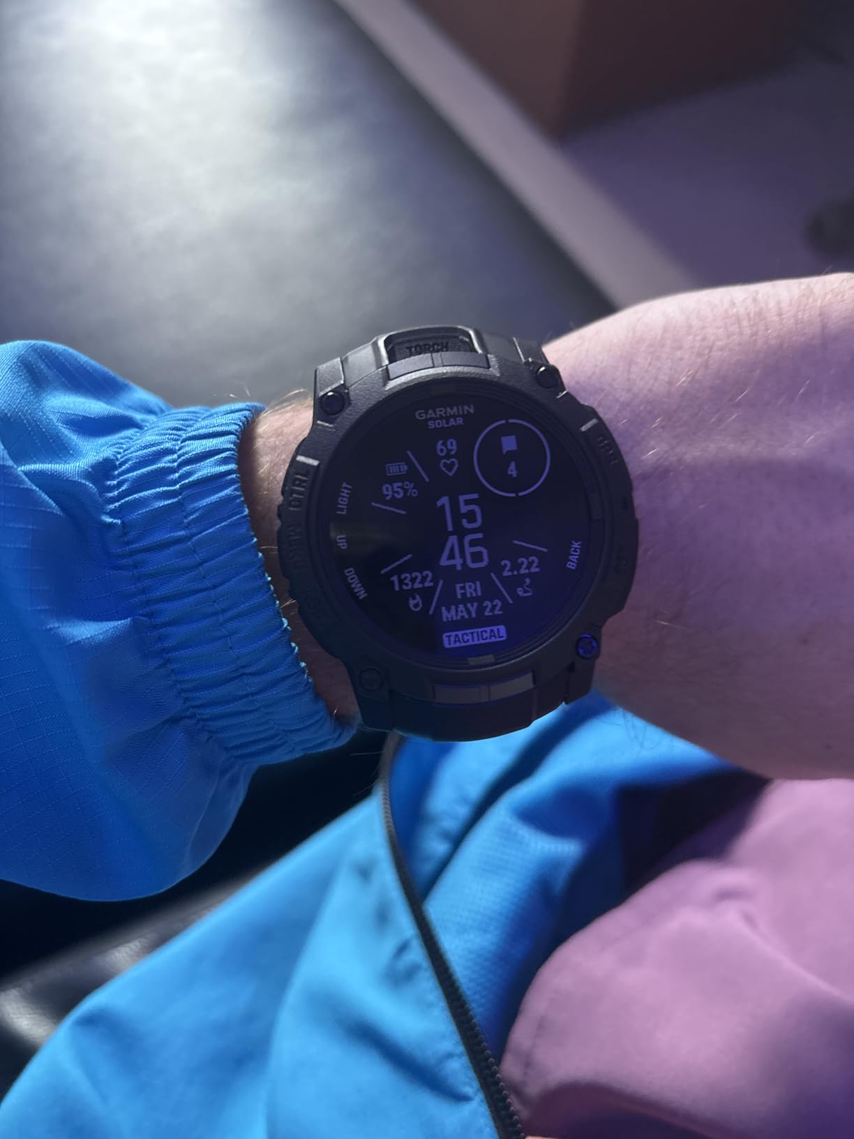Garmin Instinct® 3 Tactical, Solar, 45mm, Black customer photo 2