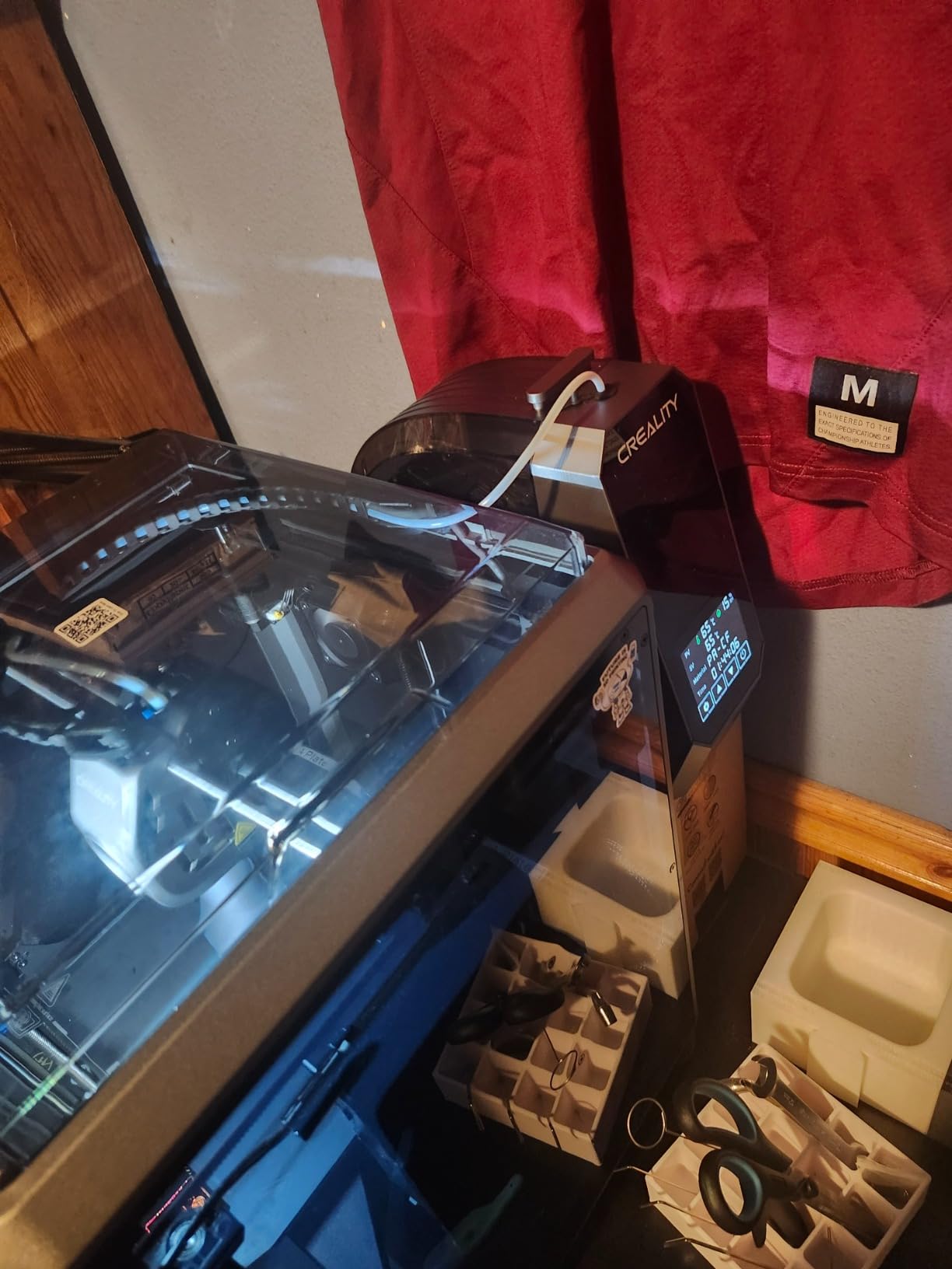 Official Creality Filament Dryer, Space Pi X4 Filament Storage Box, 85℃ Max Temperature, Dual Independent Heating Chambers, Power Saving for PLA PETG ABS TPU ASA PC PA PAHT, DB-05 customer photo 2