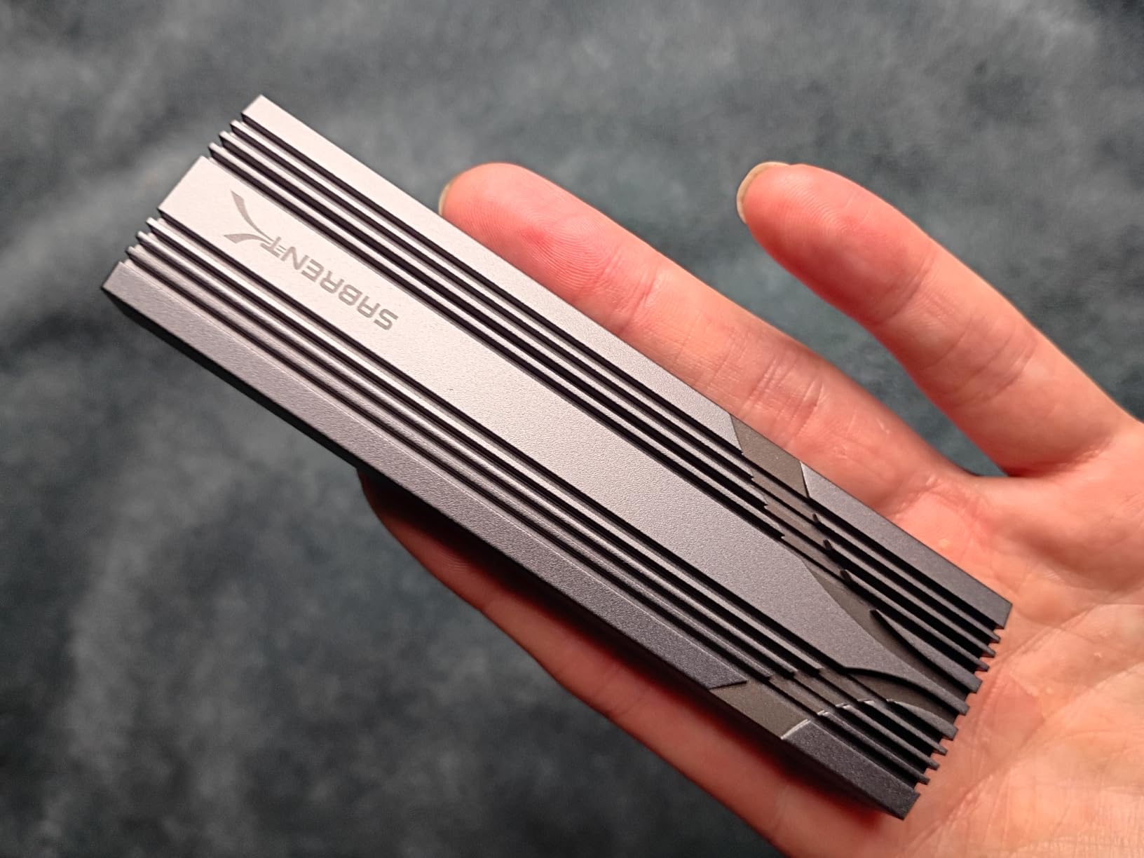 SABRENT USB-C NVMe Enclosure & Reader, M.2 PCIe SSD, 10Gbps (EC-PNVO) | Tool-free M.2 PCIe case for 2230-2280; USB 3.2 Gen 2 10Gbps; aluminum cooling; external nvme enclosure; m.2 usb adapter customer photo 1
