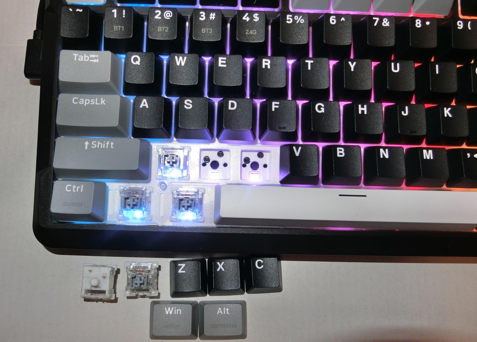 Redragon K742 Wireless Mechanical Gaming Keyboard with Knob for PC Computer customer photo 2