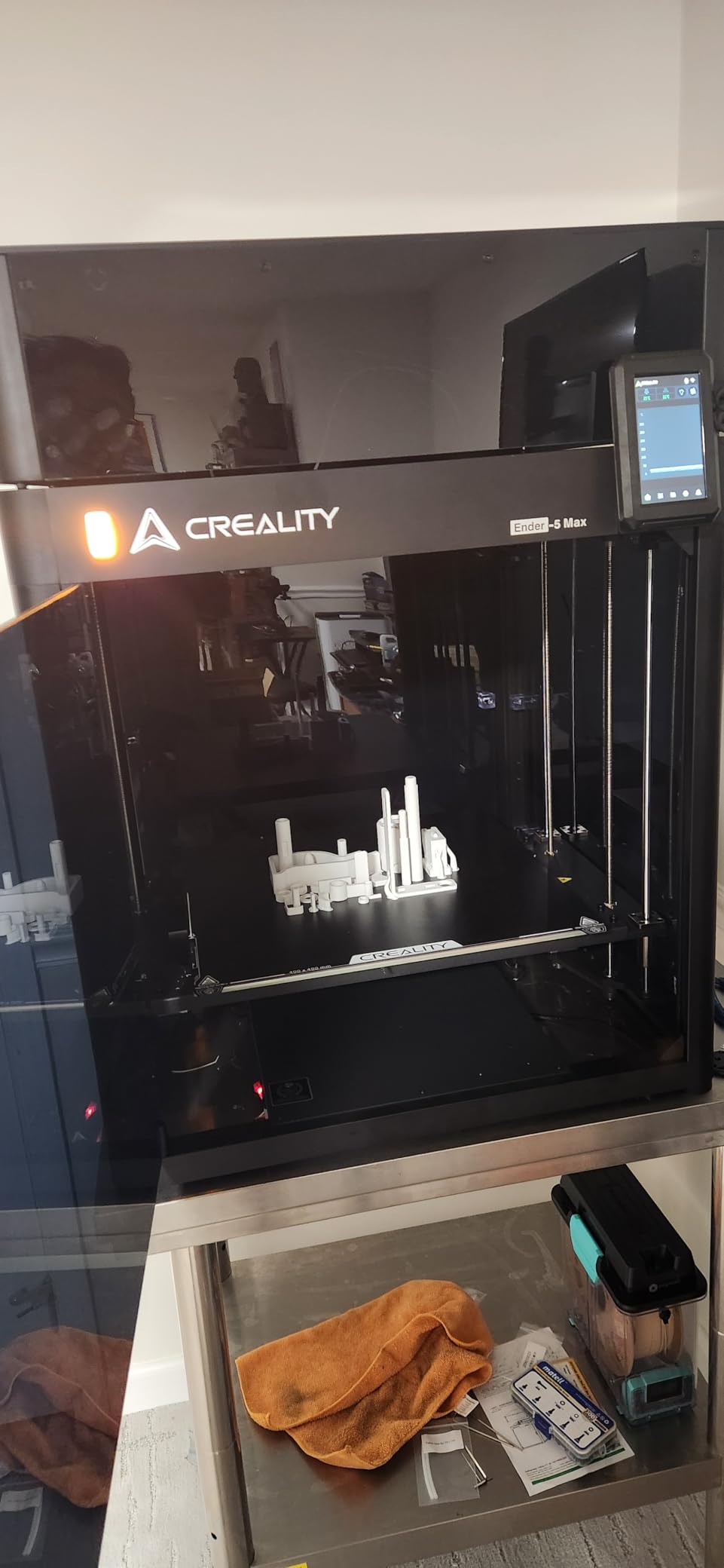 Creality Ender 5 Max 3D Printer 400×400×400mm Large Build Volume, 700mm/s Fast Printing Speed, 64-Point Auto Leveling, All-Metal Frame & Dual Gear Extruder, Multi-Printer Control Over WLAN customer photo 2