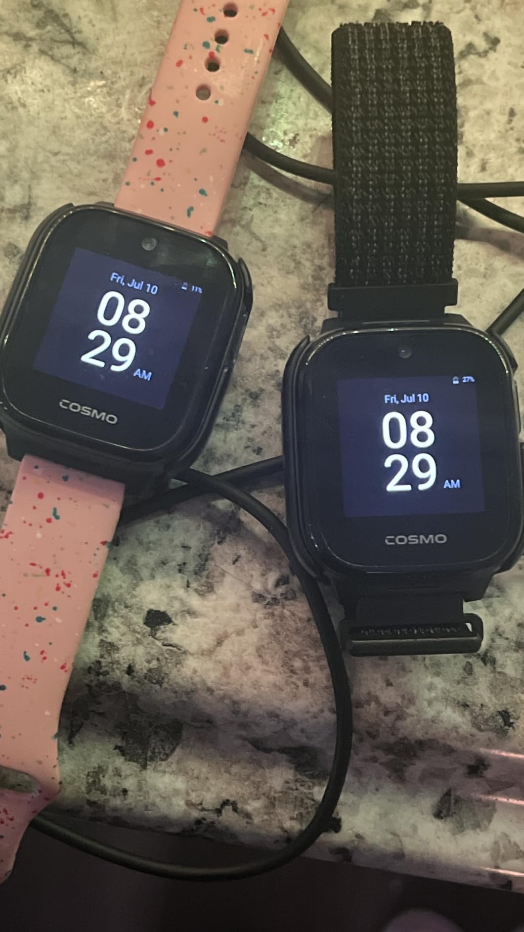 JrTrack 5 Kids Smart Watch by Cosmo | Best Kid-Safe Phone Watch | Precision Real-Time GPS Tracking | Call, Text, Activity, School Settings | Spotify Music | Parental Controls | SOS & Safety Alerts customer photo 2
