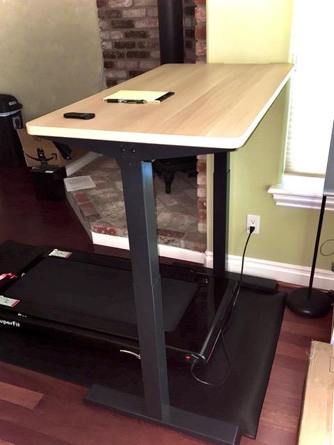 VIVO Reclaimed Wood 71 x 30 in Standing Desk, DESK-KIT-MB7P customer photo 1
