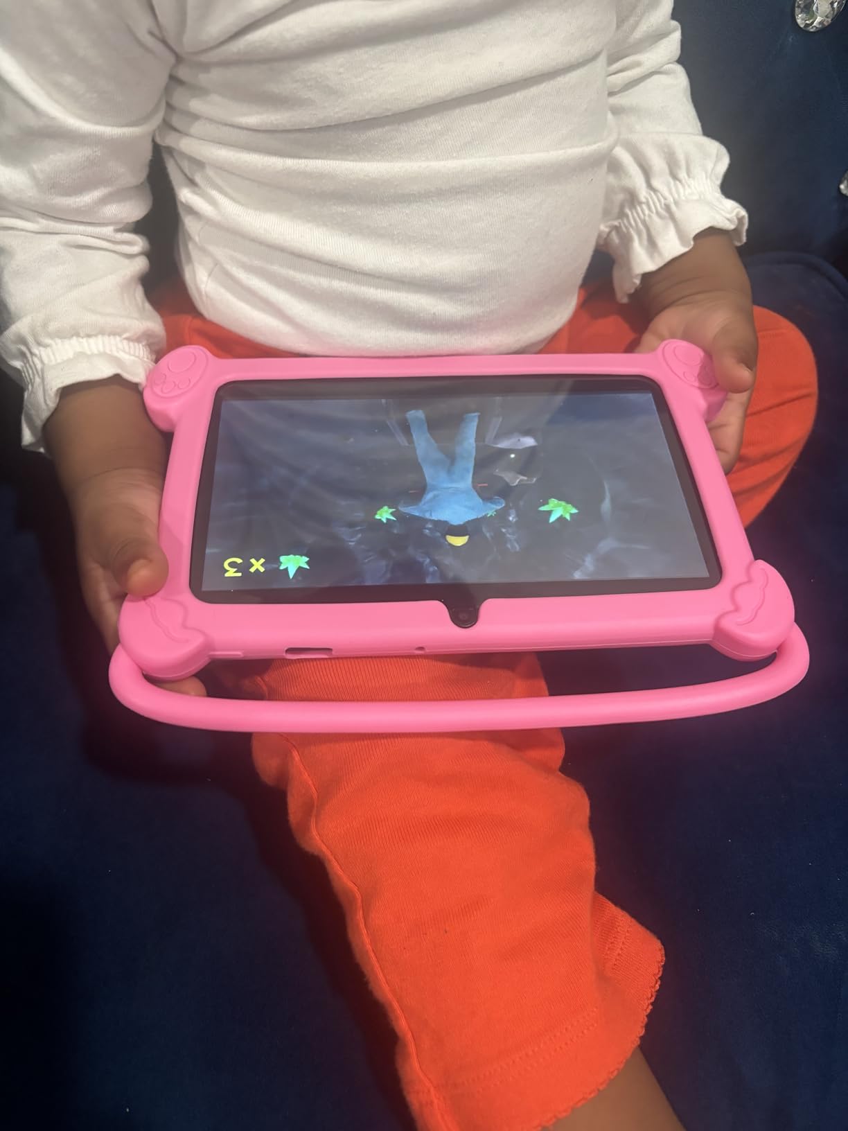 Kids Tablet 7 inch 3-9 for Kids,32GB ROM Toddler with Shockproof Case,Kids Android Software Installed Netflix,YoutTube, aiwawa Apps Parent Controls,Dual Camra, WiFi,FM, GPS (Pink) customer photo 1