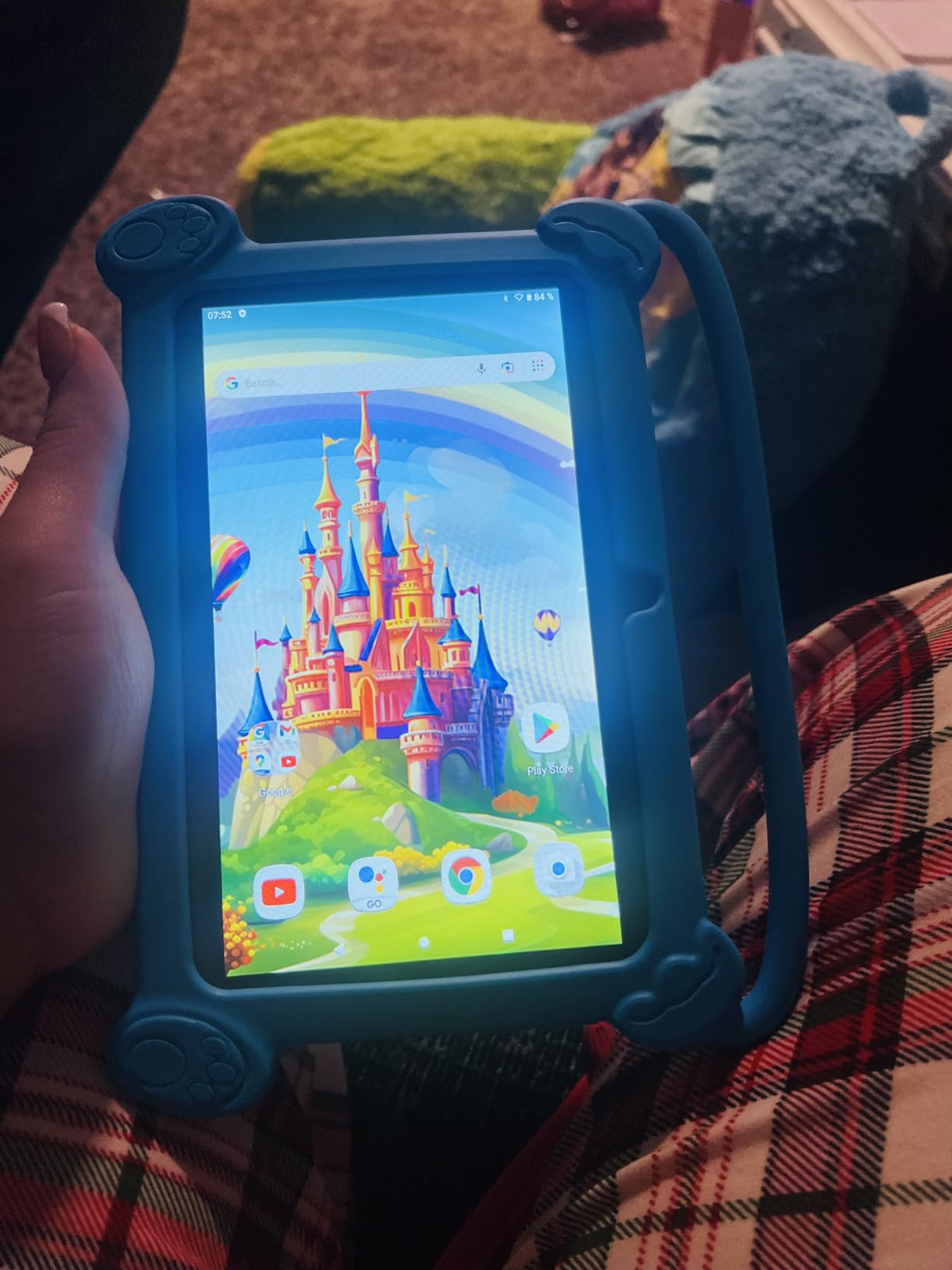 DIGITHINK Kids Tablet 7 inch 3-9 with Protective Case, 4GB (2GB+2GB Expand) RAM 32GB ROM, Toddler Tablets, Andriod Educational Learning Device,Prarent Control, Netflix,YouTube,aiwawa apps (Rose Red) customer photo 1