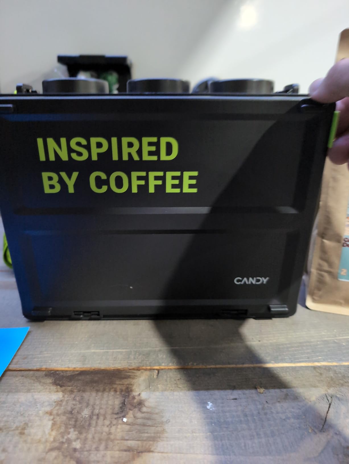 CANDY Portable Espresso Machine with Strap, 3 in 1 Coffee Maker, One-Touch Operation, Rechargeable Cold Brew Up to 60 Cups, for Ground, Ideal for Camping, RV & Outdoor, Home, Heating in Plug-in Mode customer photo 2