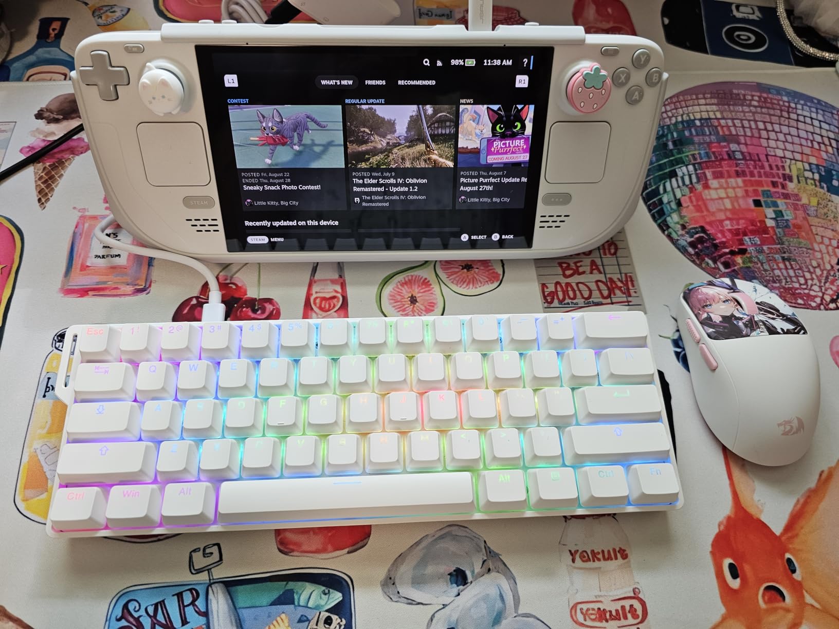 DAREU EK60 HE Hall Effect Magnetic Switch Mechanical Gaming Keyboard 60% customer photo 1