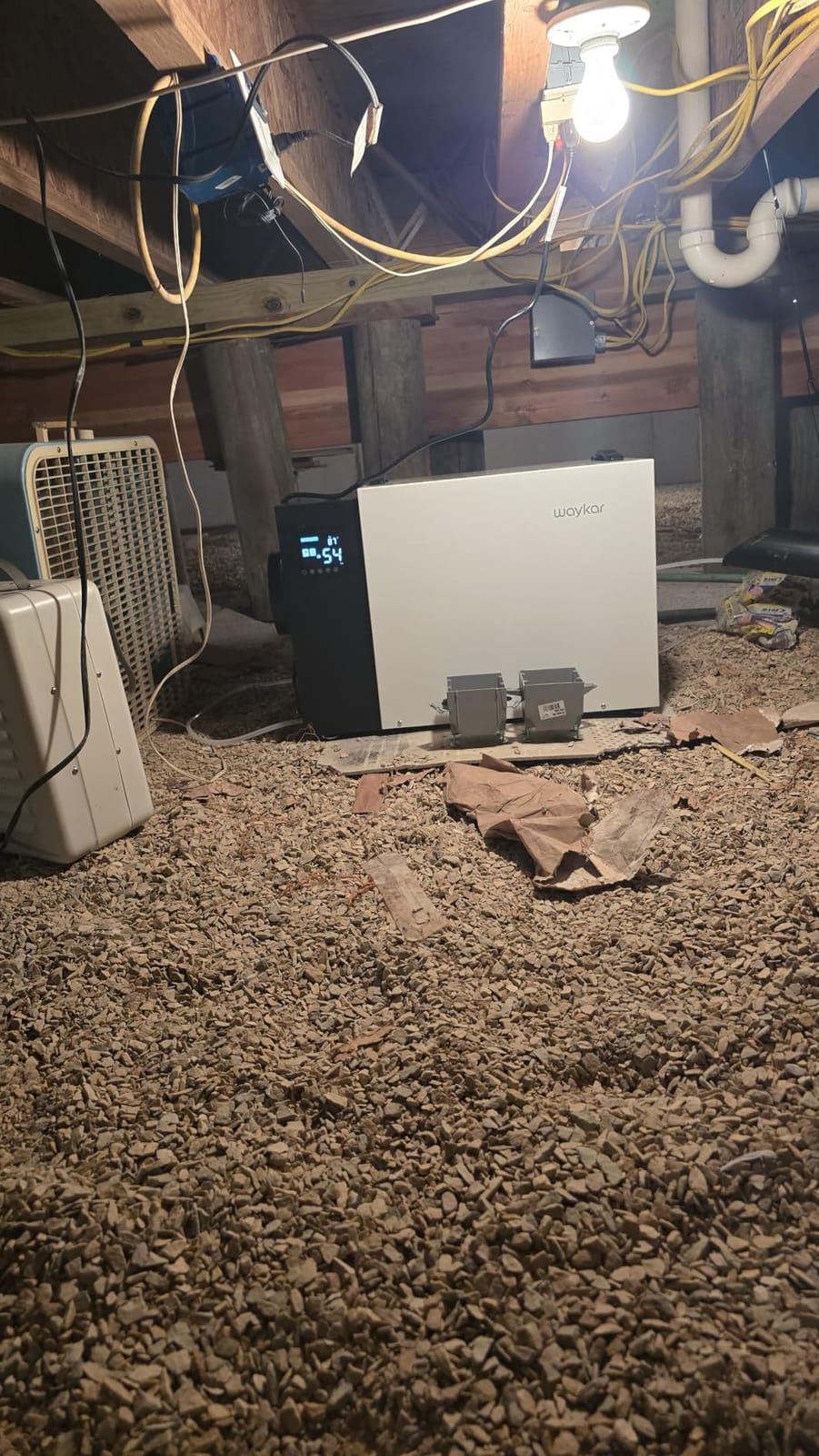 Waykar 70 Pint Energy Star Crawl Space Dehumidifier with Pump & Drain Hose for Basements, Commercial & Water Damage Spaces up to 5000 Sq. Ft., Compact, Strong Dehumidification, 5-Year Quality Coverage customer photo 2