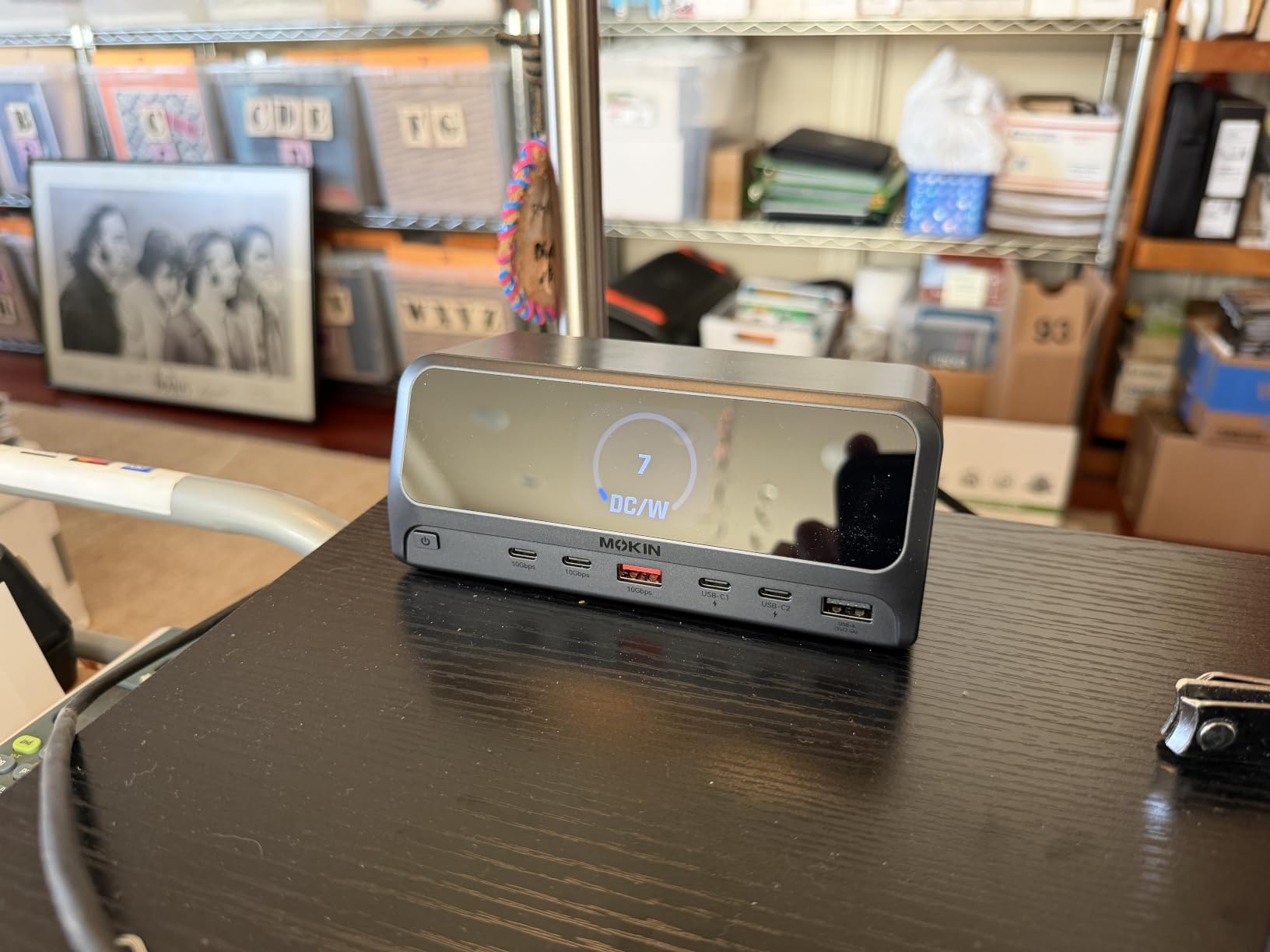 MOKiN Laptop Docking Station Dual Monitor for MacBook, Built-in 160W Power customer photo 2