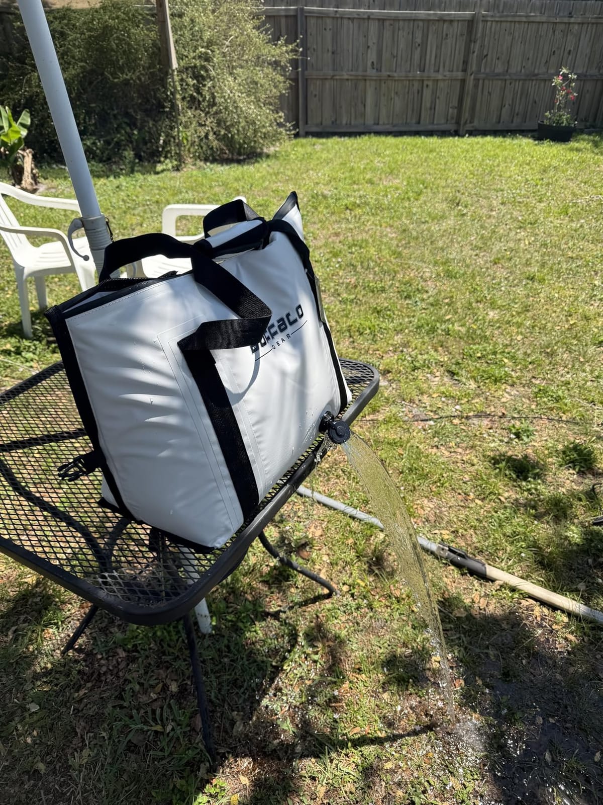 Buffalo Gear Insulated Fish Cooler - 27.5QT 58QT Waterproof Flat Bottom Bag, Leakproof and Fishing Kill Bag customer photo 2