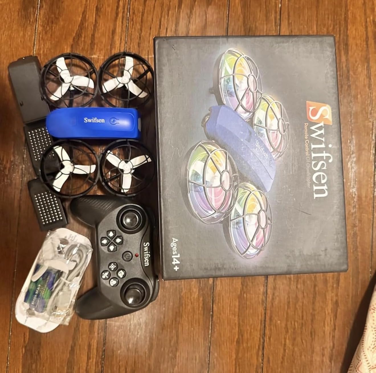 Swifsen Kids Drone with Camera – Mini Rc Toy for Boys, Beginners, Birthday Gifts for Boys and Beginners,Quadcopter Light Toy With 2 Batteries,Rc Drone Indoor Small Helicopter,Altitude Hold customer photo 2