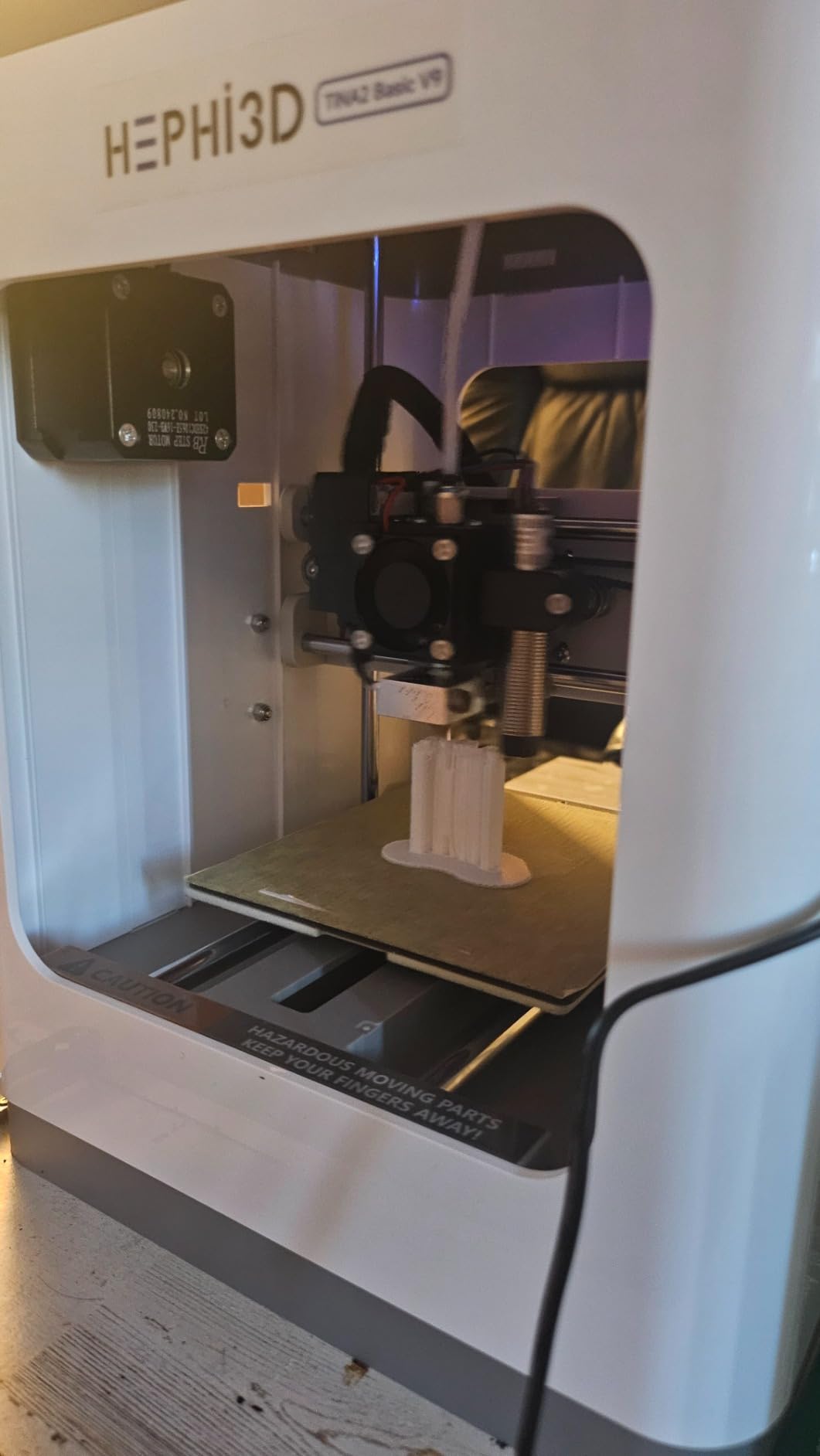 Hephi3d TINA2 Plus Beginner 3D Printer Friendly for Kids, Fully Assembled | Ready to Use, Auto Leveling Mini 3D Printer 250mm/s High Speed, WiFi-APP Control, 3000+ Model Library for Home, STEM, School customer photo 1