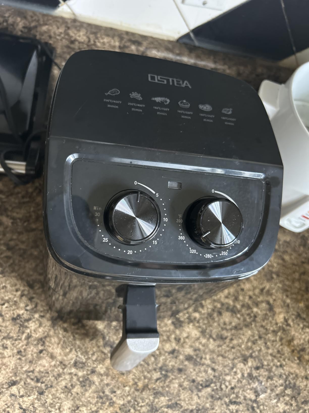 OSTBA 2.5QT Small Air Fryer for 1-2 People, Compact Mini Air Fryer | with Dual Knob Temperature & Timer Controls, 6 Cooking Guides, Space-Saving Design, Nonstick Dishwasher-Safe Basket customer photo 2