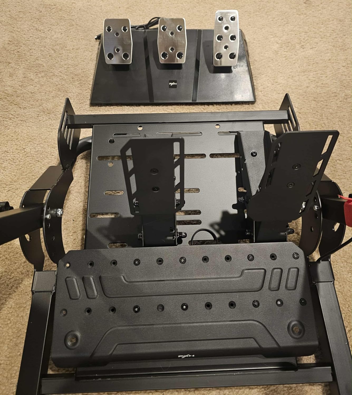 PXN PD HM Brake&Throttle Sim Racing Pedals, All-Metal 2-Pedal Set customer photo 2