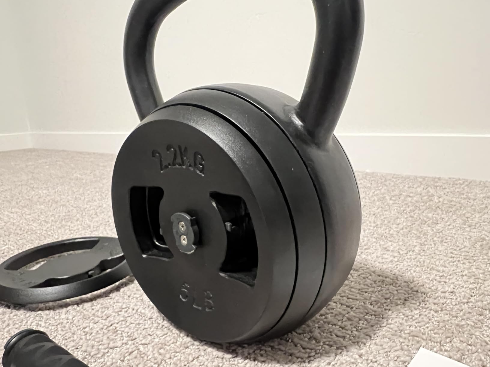 Hezeyferg 2-in-1 Adjustable Kettlebell for Home Gym Strength Training customer photo 1