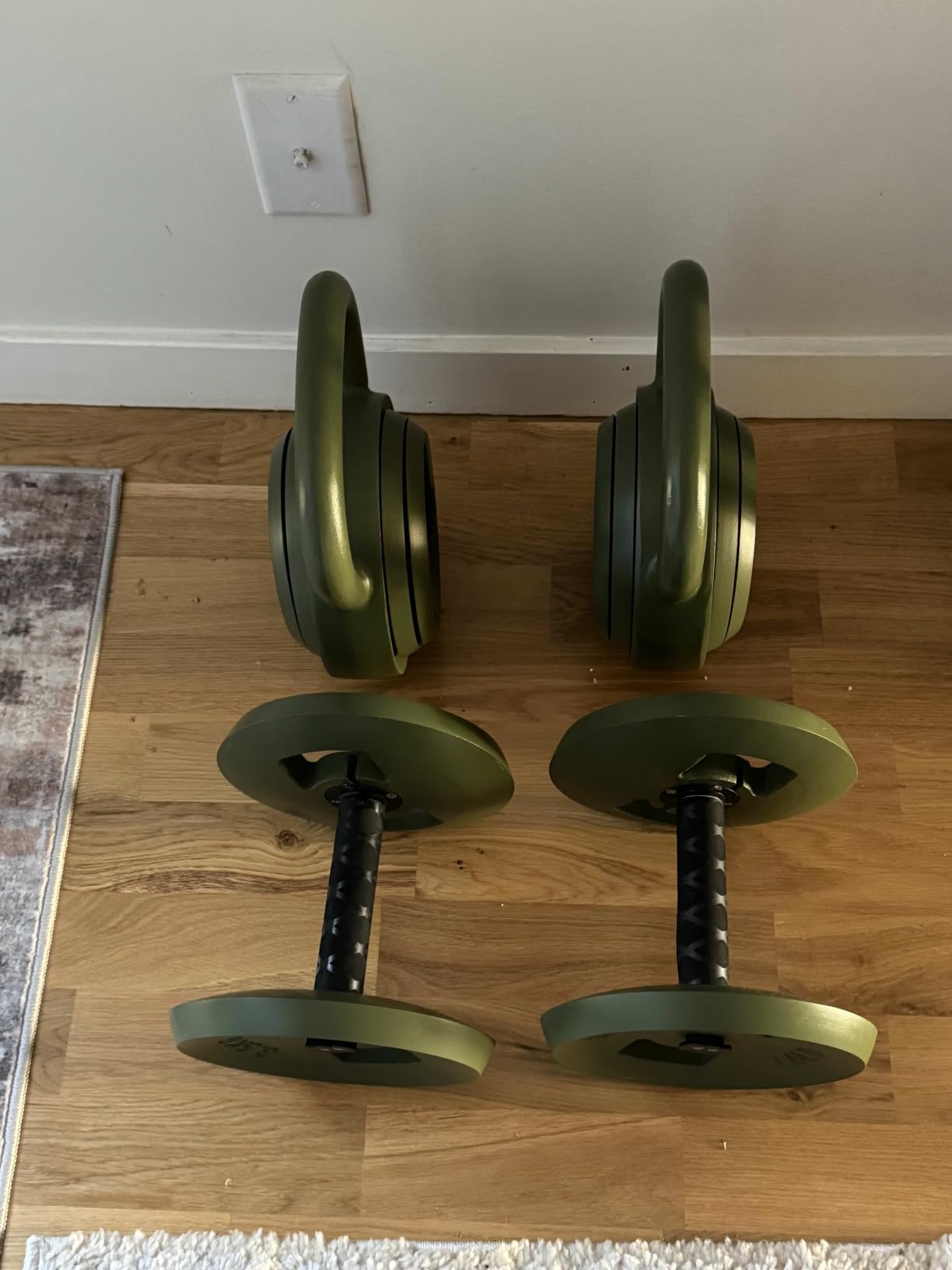 Hezeyferg 2-in-1 Adjustable Kettlebell for Home Gym Strength Training customer photo 2