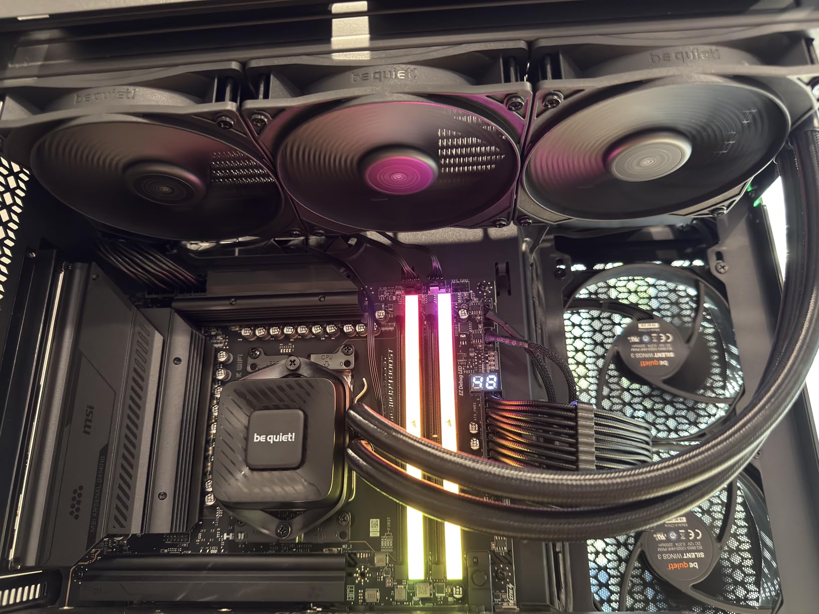 be quiet! Pure Loop 3 280mm All-in-One Water Cooling for Overclocked AMD/Intel Systems, 2X Pure Wings 3 140mm PWM High-Speed Fans, High Static Pressure, Whisper-Quiet PWM Pump customer photo 1