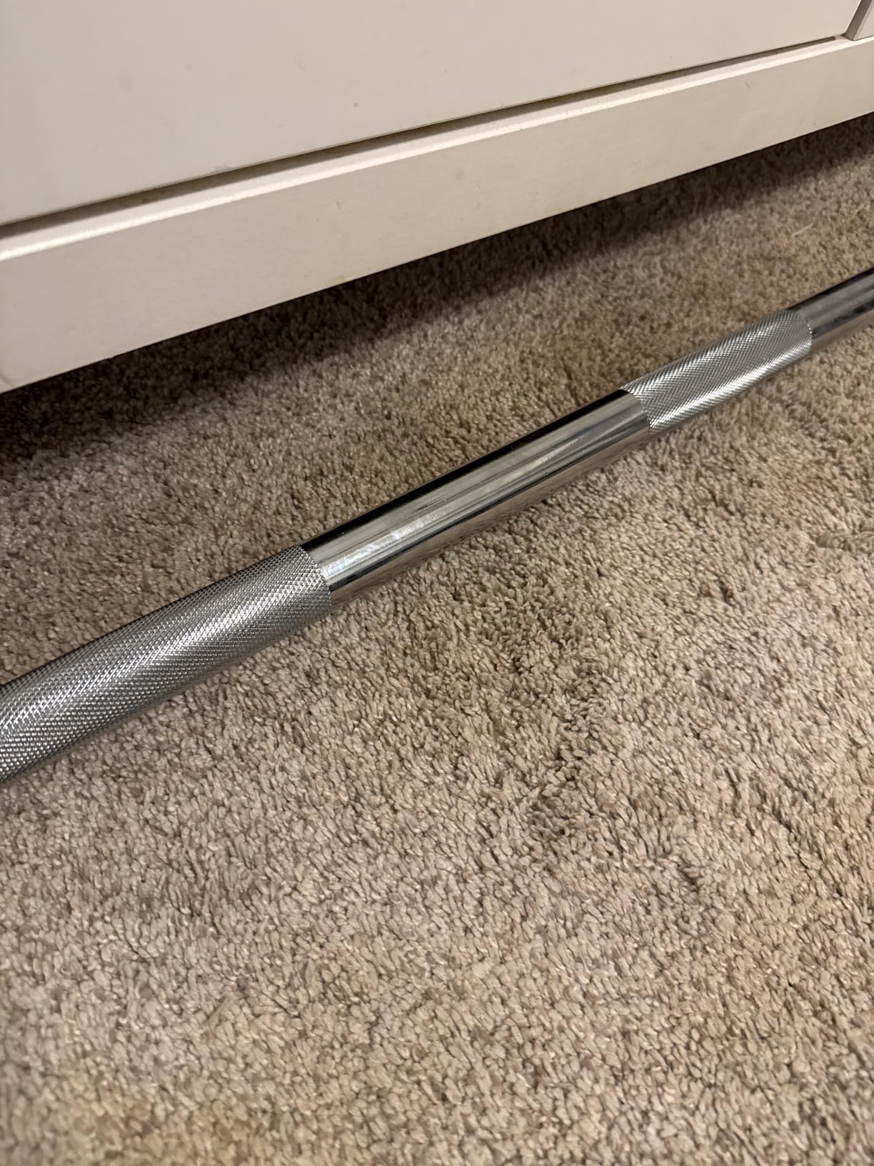 RitFit Elite 7ft Olympic Barbell, 45lb, 500-2000lb Capacity customer photo 2