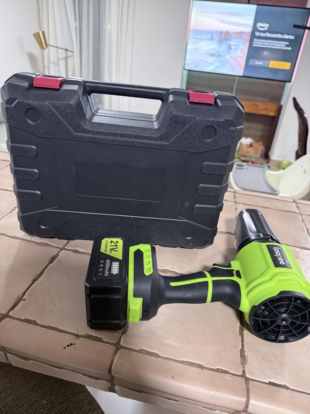 Leaf Blower Cordless Handheld Blower with 2x4.0Ah Batteries and Charger customer photo 1