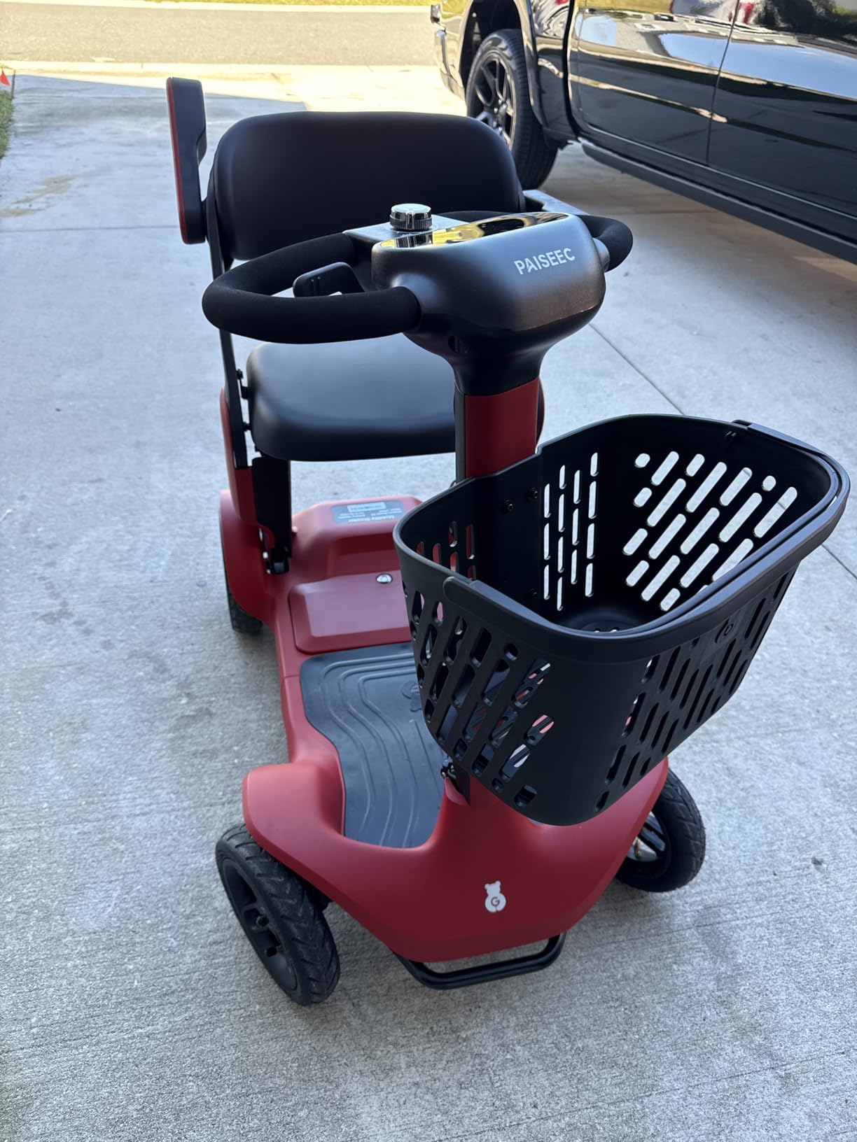 PAISEEC S3 Mobility Scooter for Seniors, 25/40 Mi, 2-Step Fold, Lightweight customer photo 2