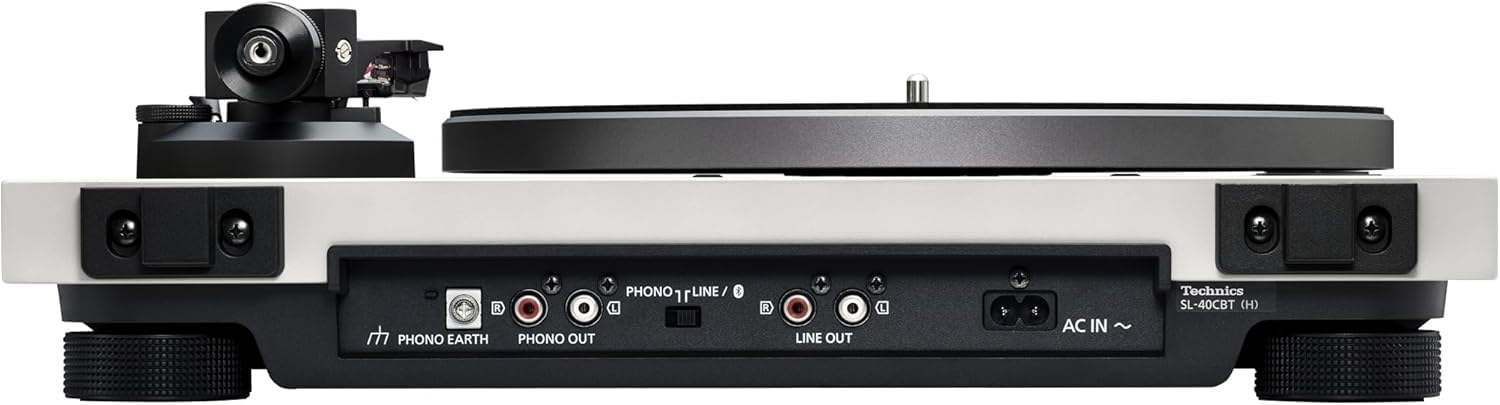 Technics Turntable, Premium Class HiFi Record Player with Coreless Direct Drive Motor and Bluetooth, Stable Playback, Audiophile-Grade Cartridge and Precision Tonearm, Dustcover Included – SL-40CBT-K customer photo 2