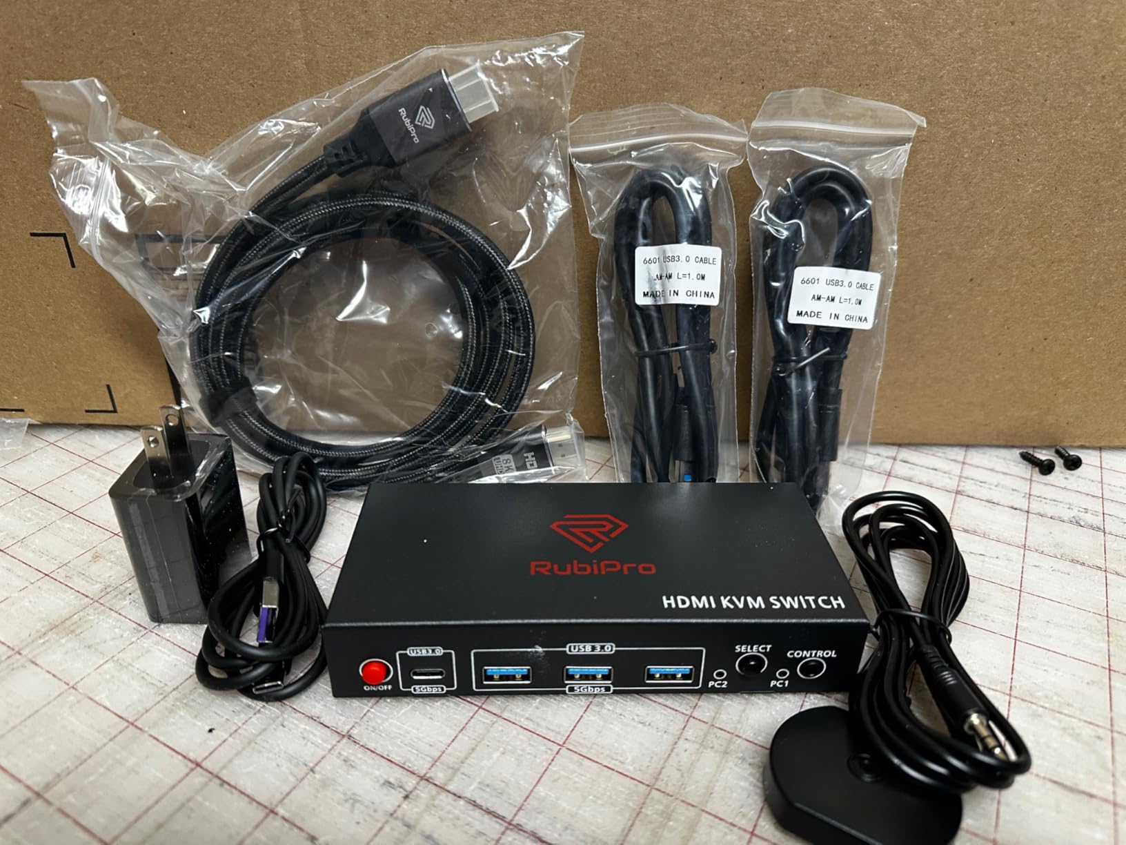 HDMI KVM Switch 2 Monitors 2 Computers - 8K@60Hz, 4K@120Hz customer photo 1