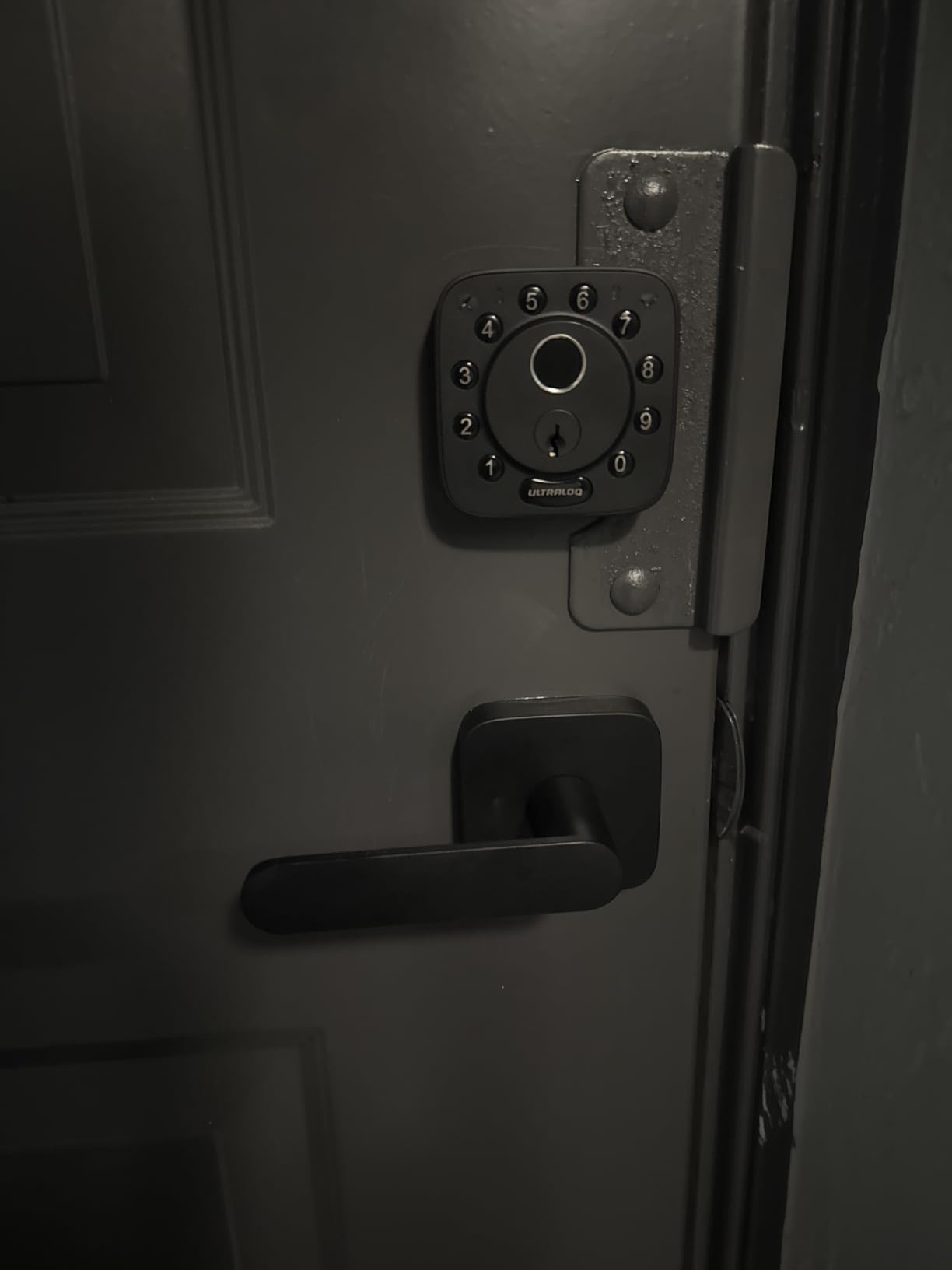 ULTRALOQ Bolt Fingerprint WiFi Smart Lock with Door Sensor, Remote Access customer photo 2