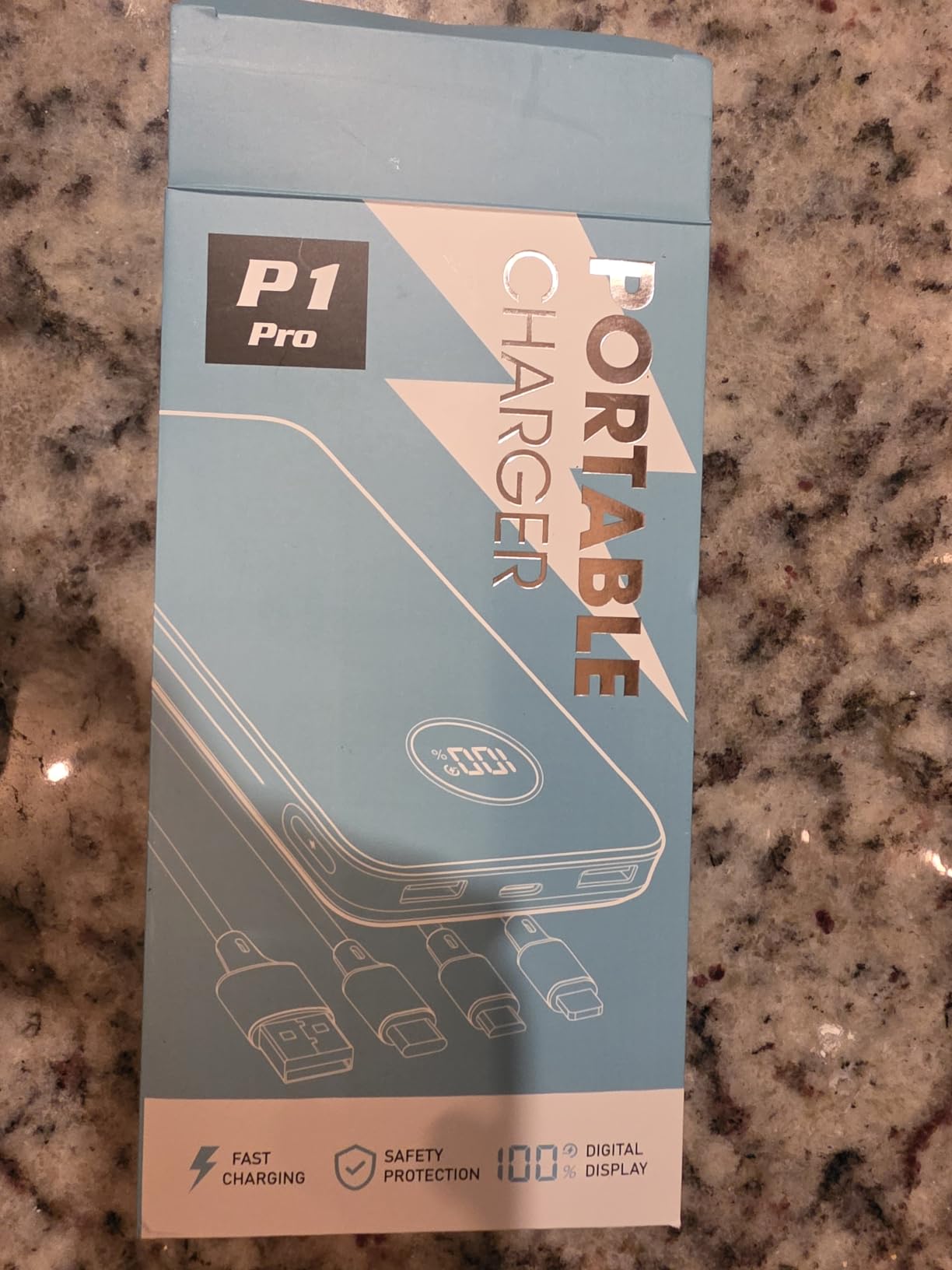ZZI Portable Charger Power Bank 60000mAh, 22.5W PD Fast-Charge Battery Pack | Charge 5 Devices, 3-Ports & 3 in 1 Cable, 60% in 30min, 10 times for iPhone, Fit All Cell Phone/Tablets,Camping/Travel/Outage customer photo 1