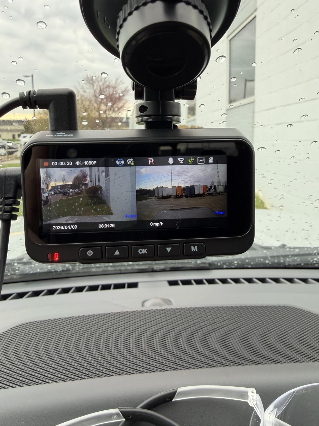 Front and Rear Dash Cam for Truck: 4K+1080P Dual Dash Camera for Ford F150 | 5G WiFi Quick Video Access 15-Min Install Record Every Moment for Accident Evidence customer photo 2