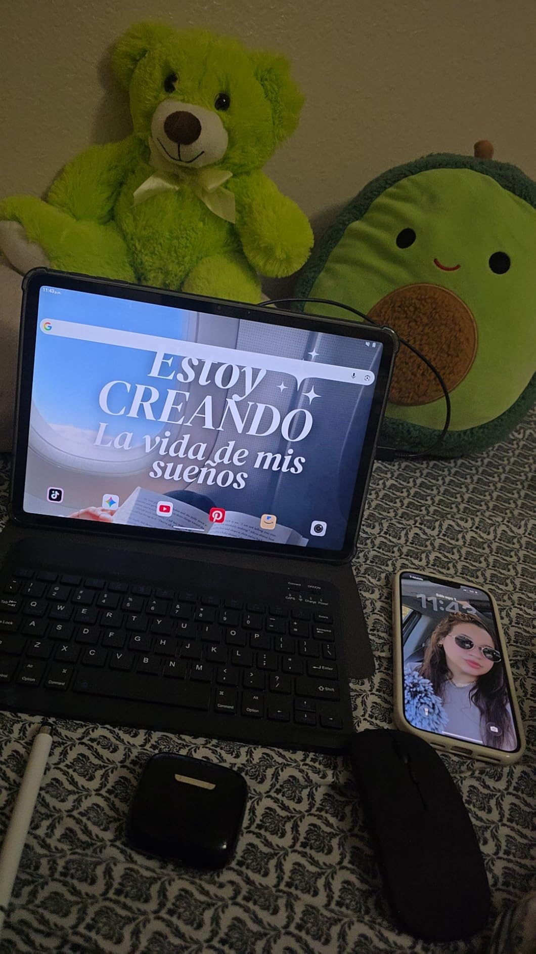 T60 12 inch Android 16 Gaming Tablet, 48GB RAM+256GB ROM, 2.4K 2400x1600 90Hz Display, Unisoc T7280 Octa-Core, 10000mAh, 16MP+8MP Camera, WiFi, with Keyboard/Mouse/Stylus, 4 Year Warranty customer photo 2