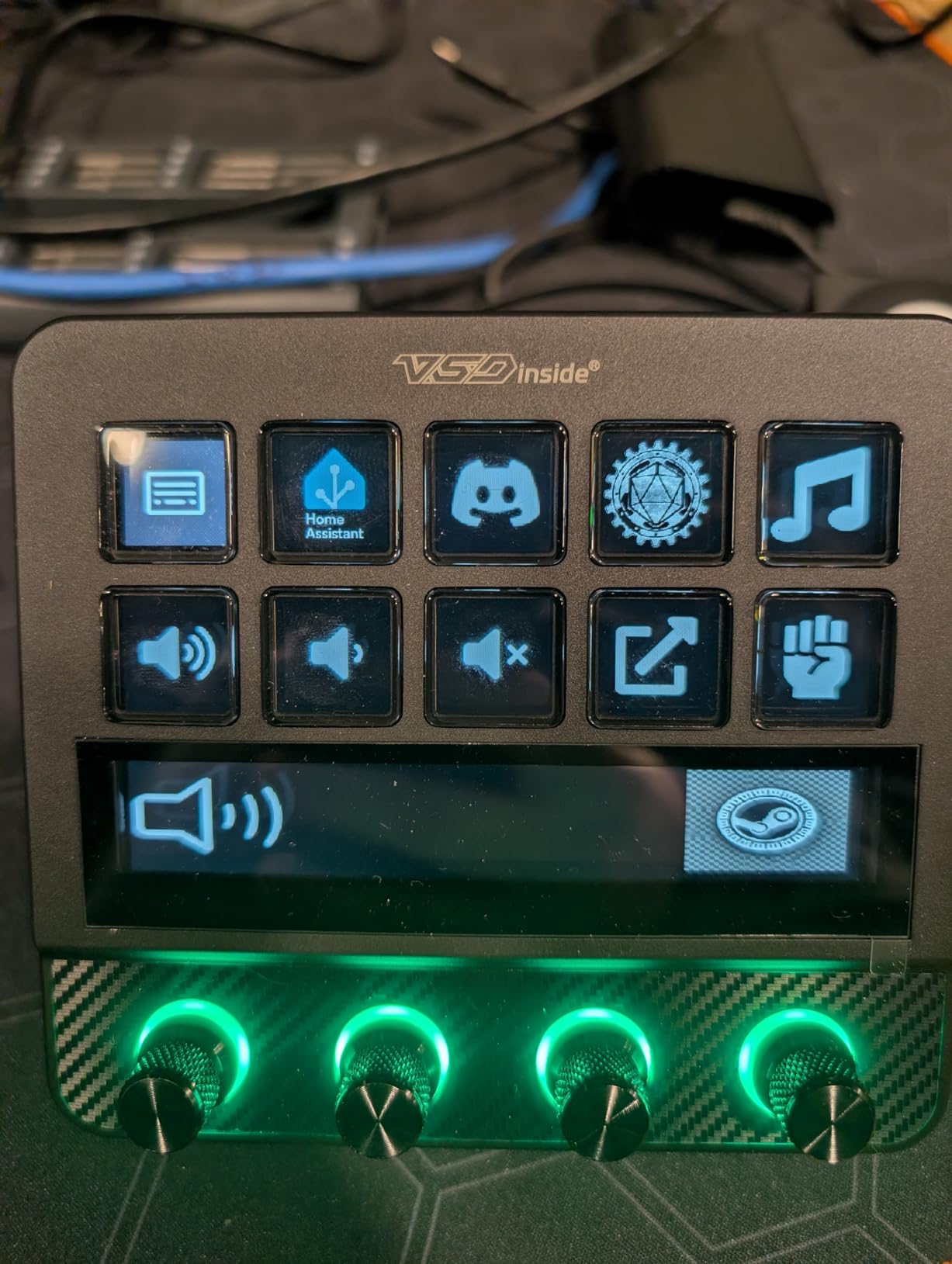 Macro Pad, Streaming Deck Stream Controller Soundboard Keypad, Programmable Keys USB Shortcut Keyboard for Gamer Streamer, Audio Mixer for OBS, YouTube, Office Desk Setup, PC, Mac customer photo 2