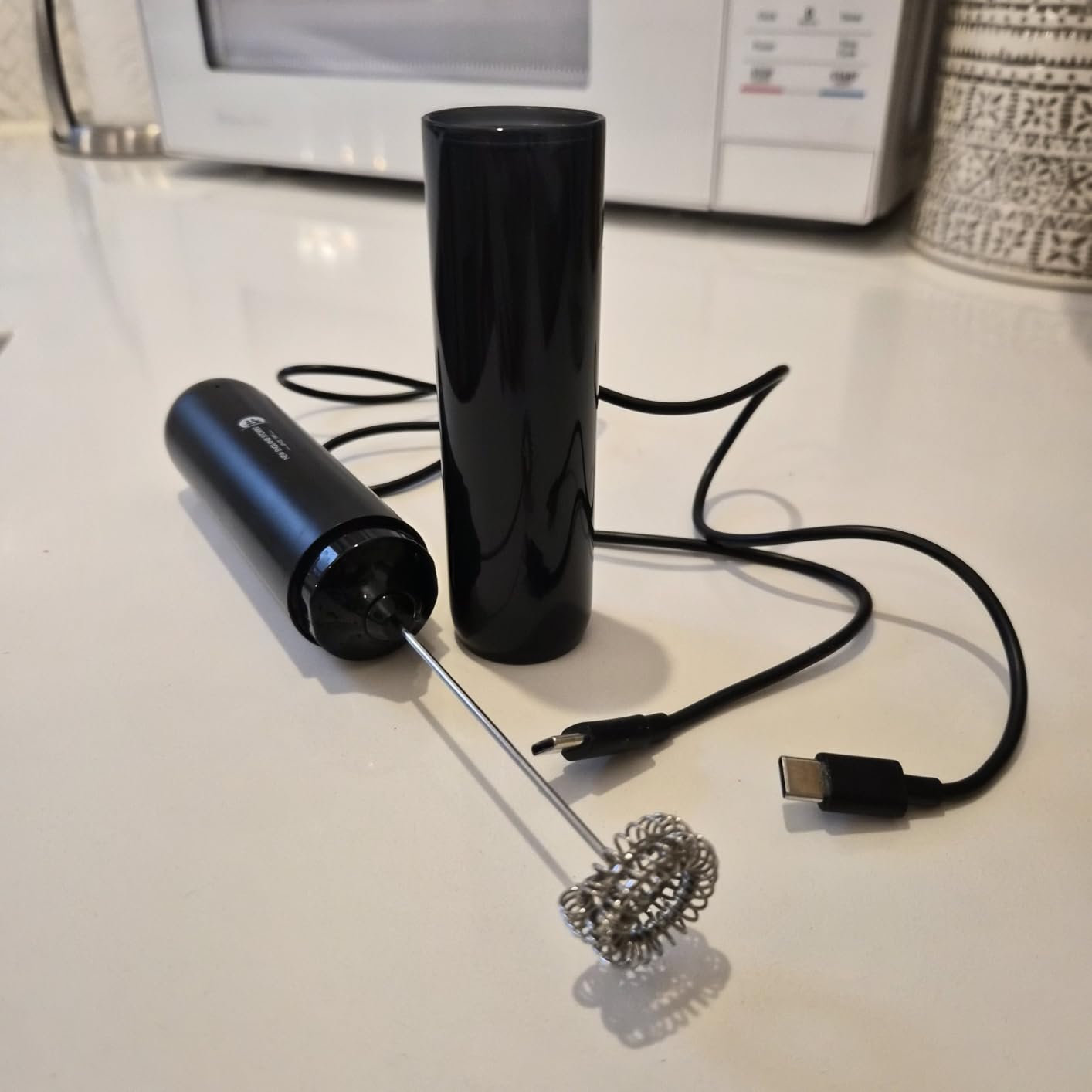 New England Stories Handheld Rechargeable Milk Frother Wand customer photo 1