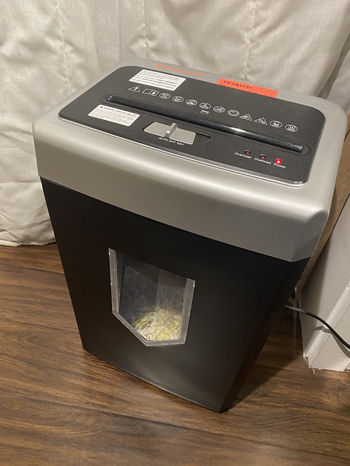 Bonsaii 200-Sheet Auto Feed Micro Cut Heavy Duty Paper Shredder for Office customer photo 2