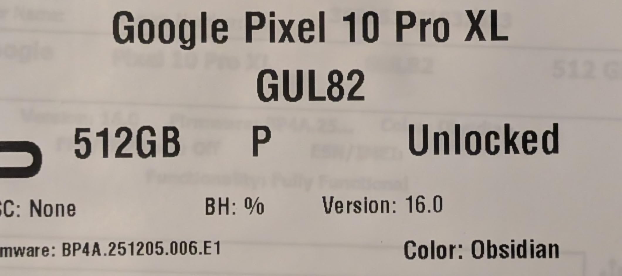 Google Pixel 10 Pro XL 2025 - Unlocked, Triple Rear Camera System, Fast-Charging 24+ Hour Battery, 6.8