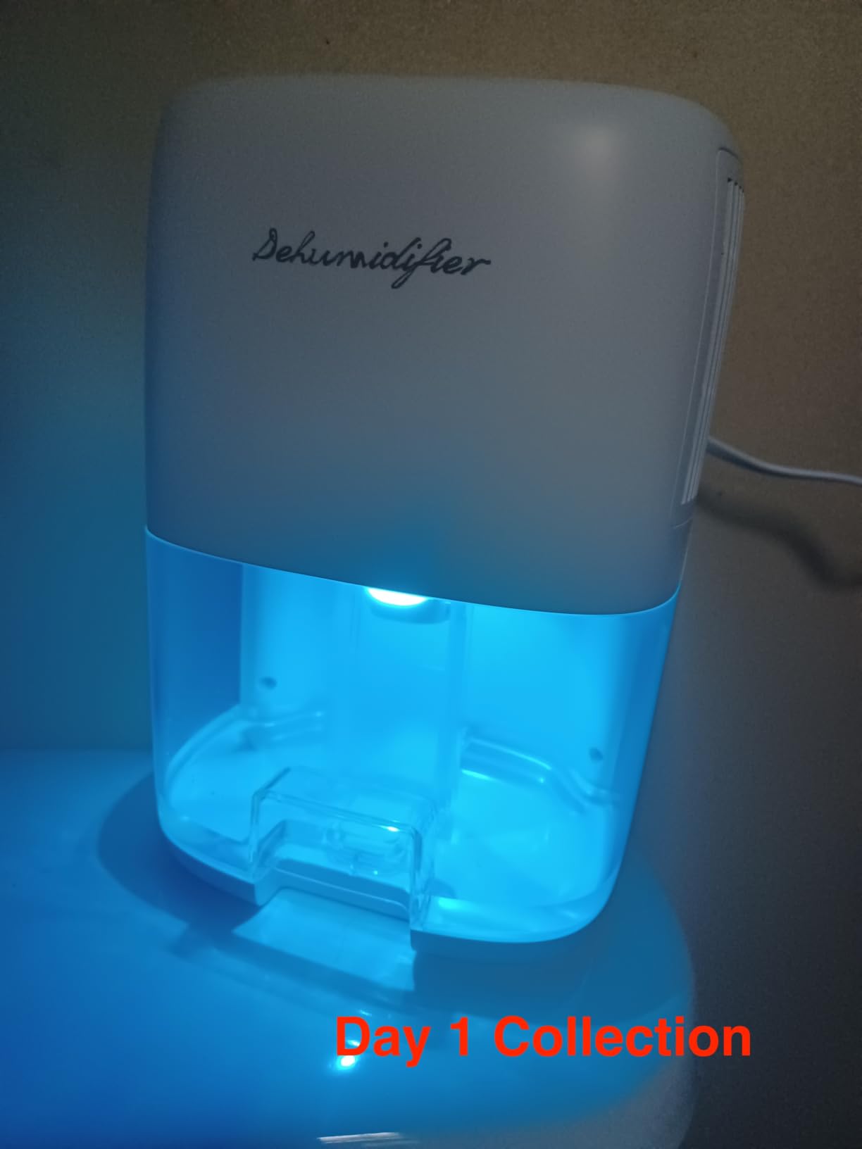 Small Dehumidifier for Home 44OZ Quiet with Auto Off & Defrost 5 Timers 3 modes 10 Color Lights 3 Brightness 260 Sq.ft Portable Dehumidifiers for Basement Bedroom Bathroom RV Closet customer photo 2