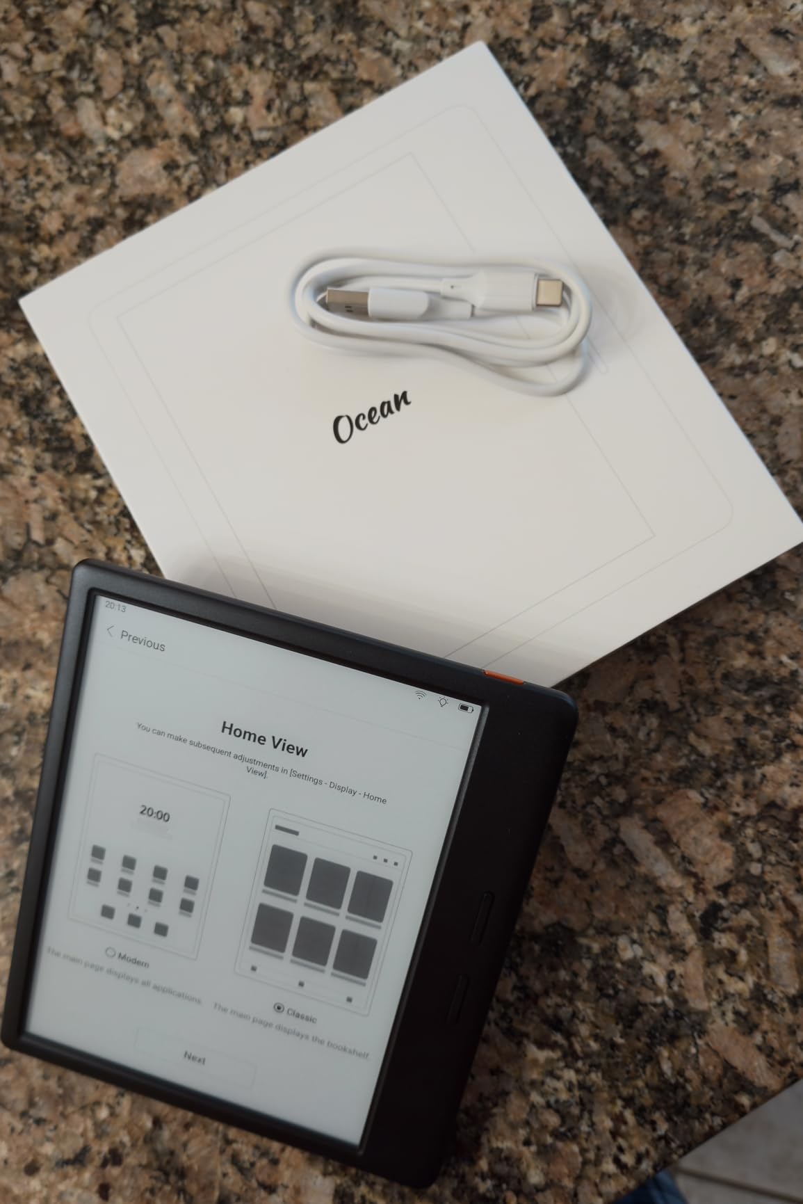 Ocean C 64GB+4GB 7” Color eBook Reader Supports Handwriting, 7” Color E-Ink Paper Tablet with Long Battery Life for Reading and Writing (Not Included Musnap Stylus Pen) customer photo 1