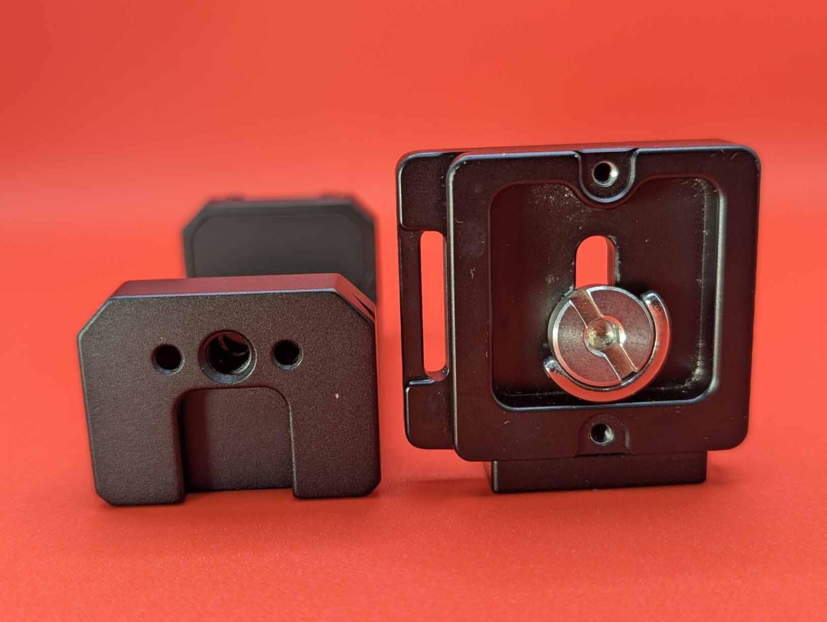 Aluminum Phone Tripod Mount with Cold Shoe & ARCA-Swiss Quick Release | Adjustable Smartphone Clamp with 1/4
