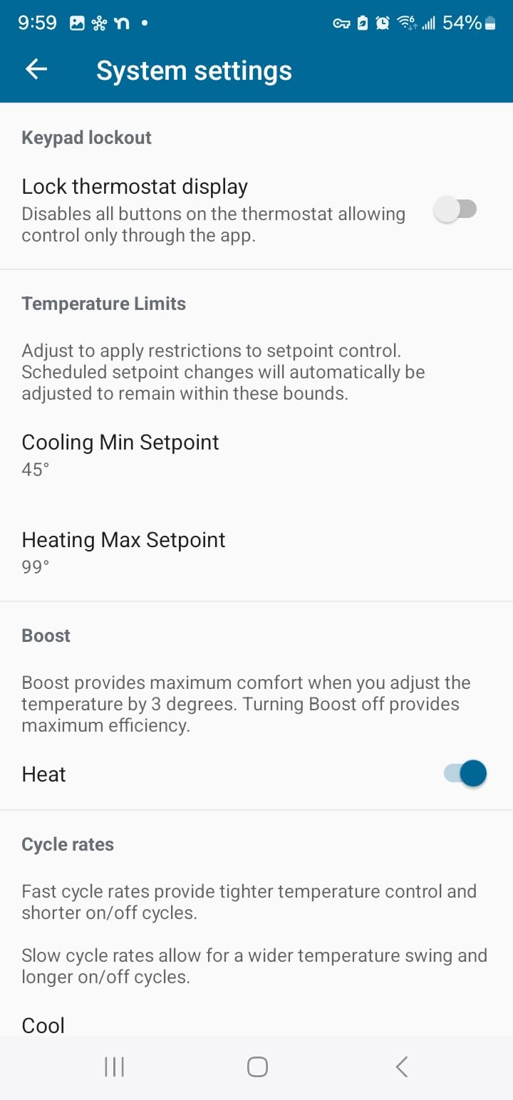 Sensi Lite Smart Thermostat, WiFi, DIY, Alexa, Energy Star Certified, ST25W customer photo 1