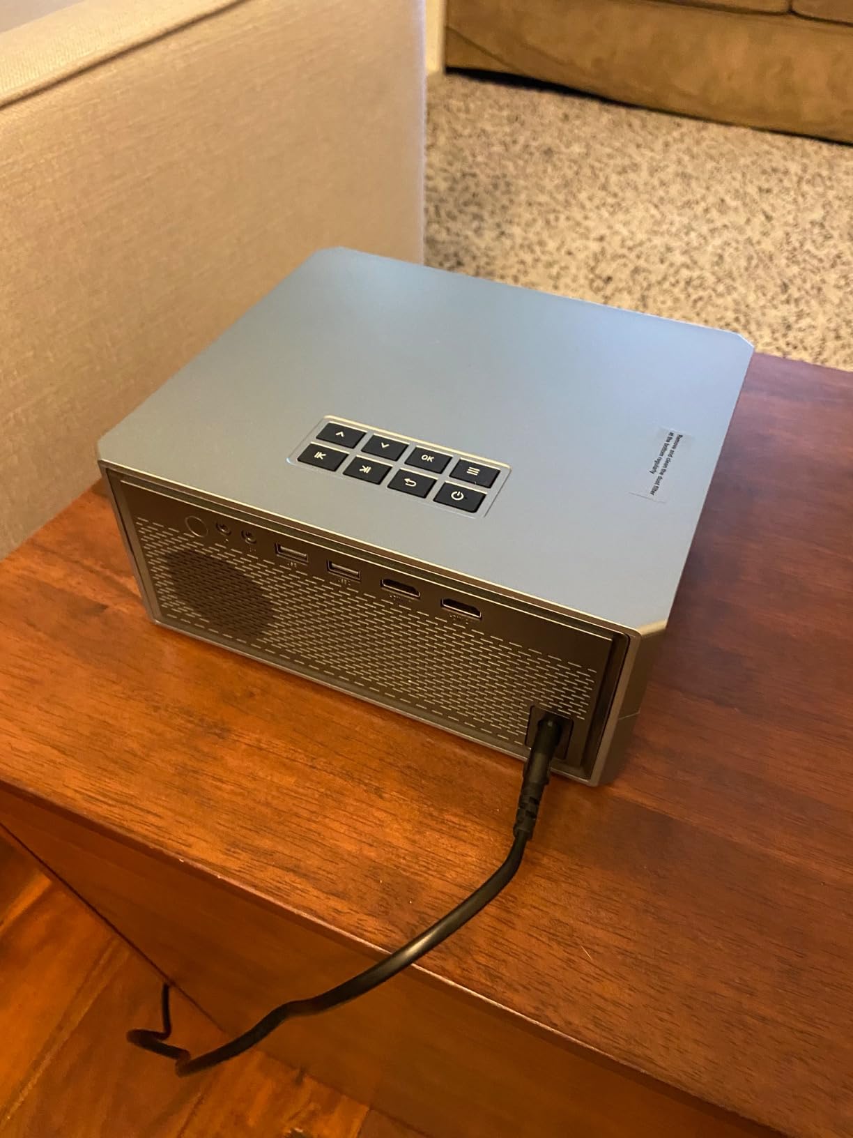 1500ANSI Google TV Smart Projector, Auto Focus & Keystone,with Stand customer photo 1
